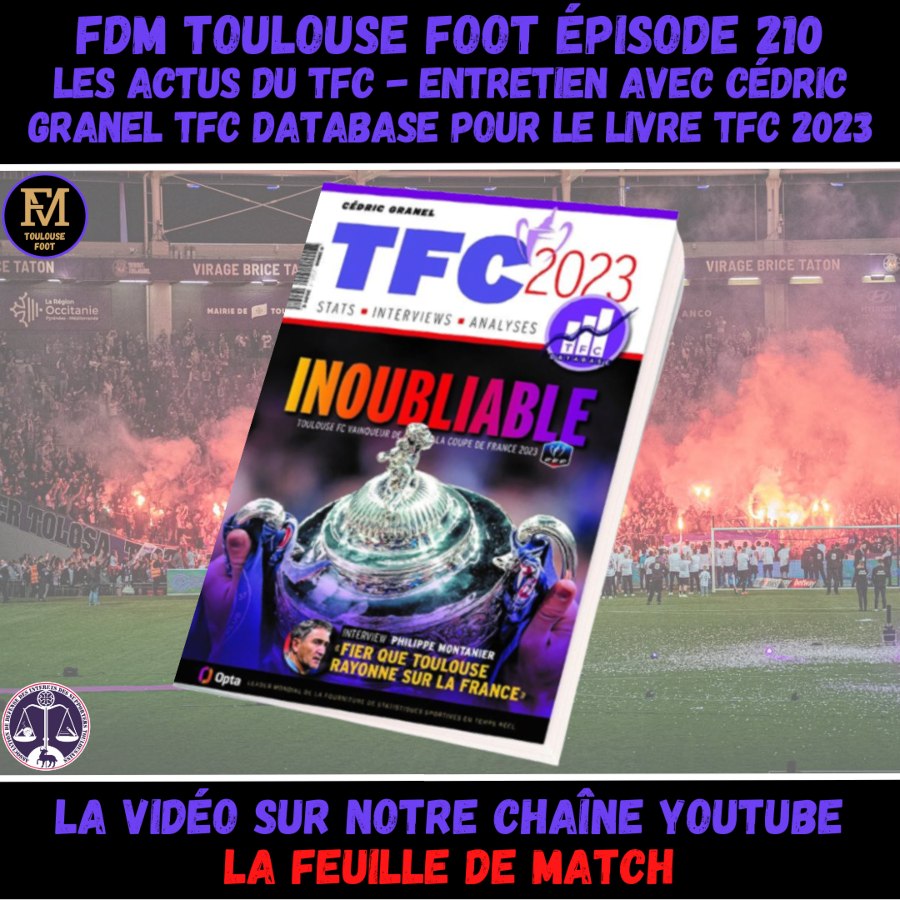 FDM Toulouse Foot Épisode 210 - Les actus du TFC - Entretien avec Cédric Granel de TFC Database