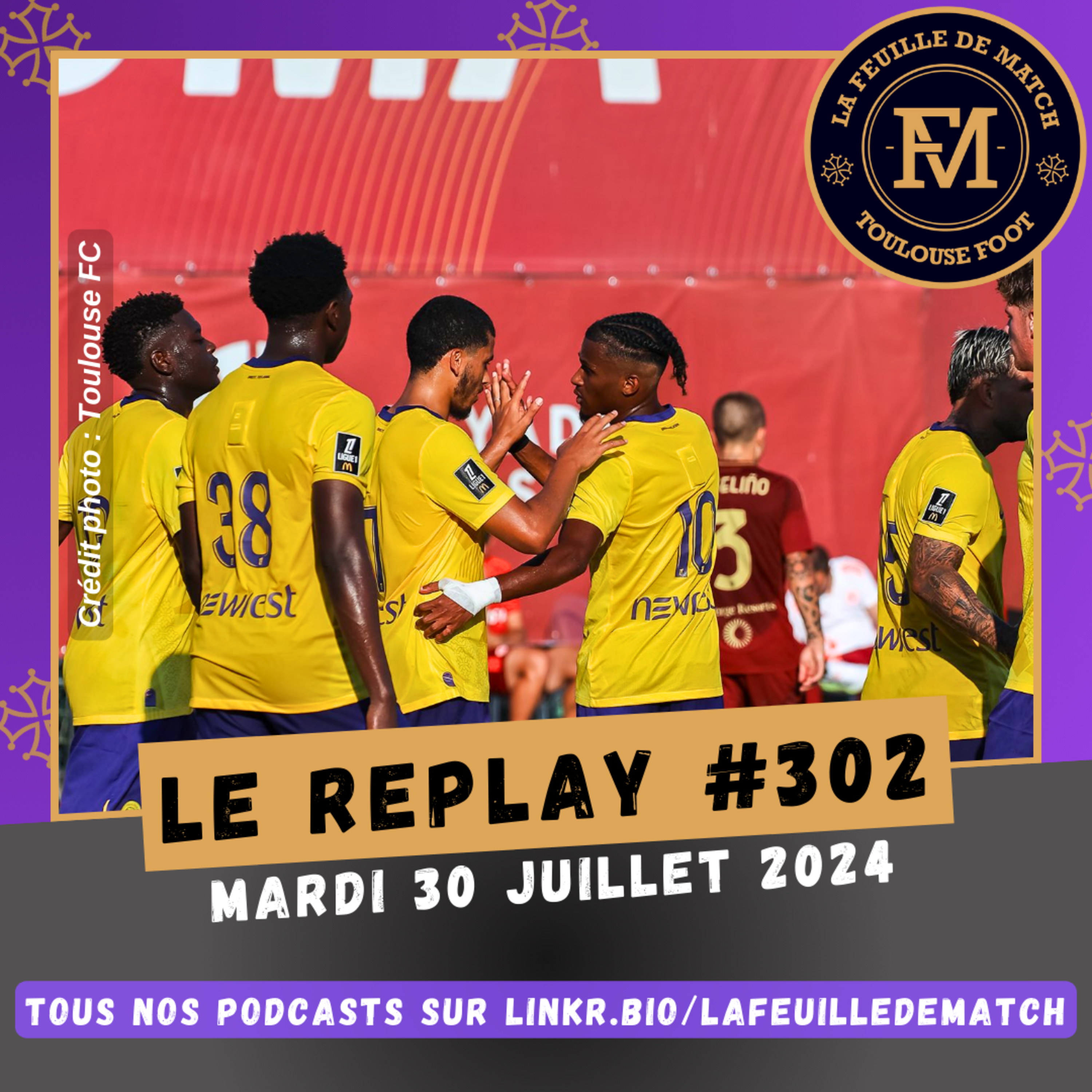 FDM Toulouse Foot Épisode 302 - Retour sur AS Roma-TFC en match de préparation - Quel effectif pour le début de saison ?