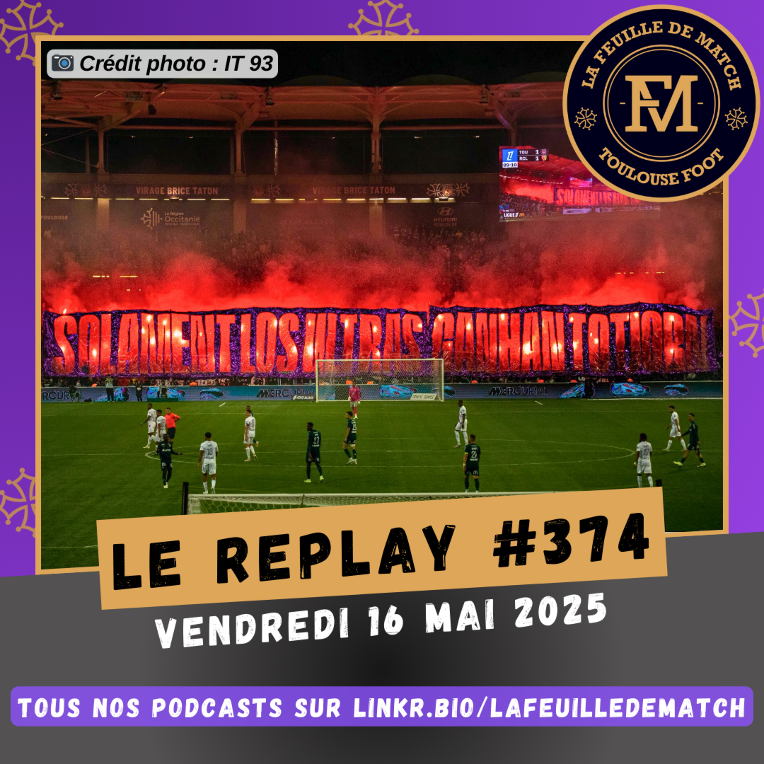 FDM Toulouse Foot Épisode 374 - Votre avis sur le Stadium (classement L'Equipe) - Présentation de ASSE-TFC avec Pierre supporter des verts