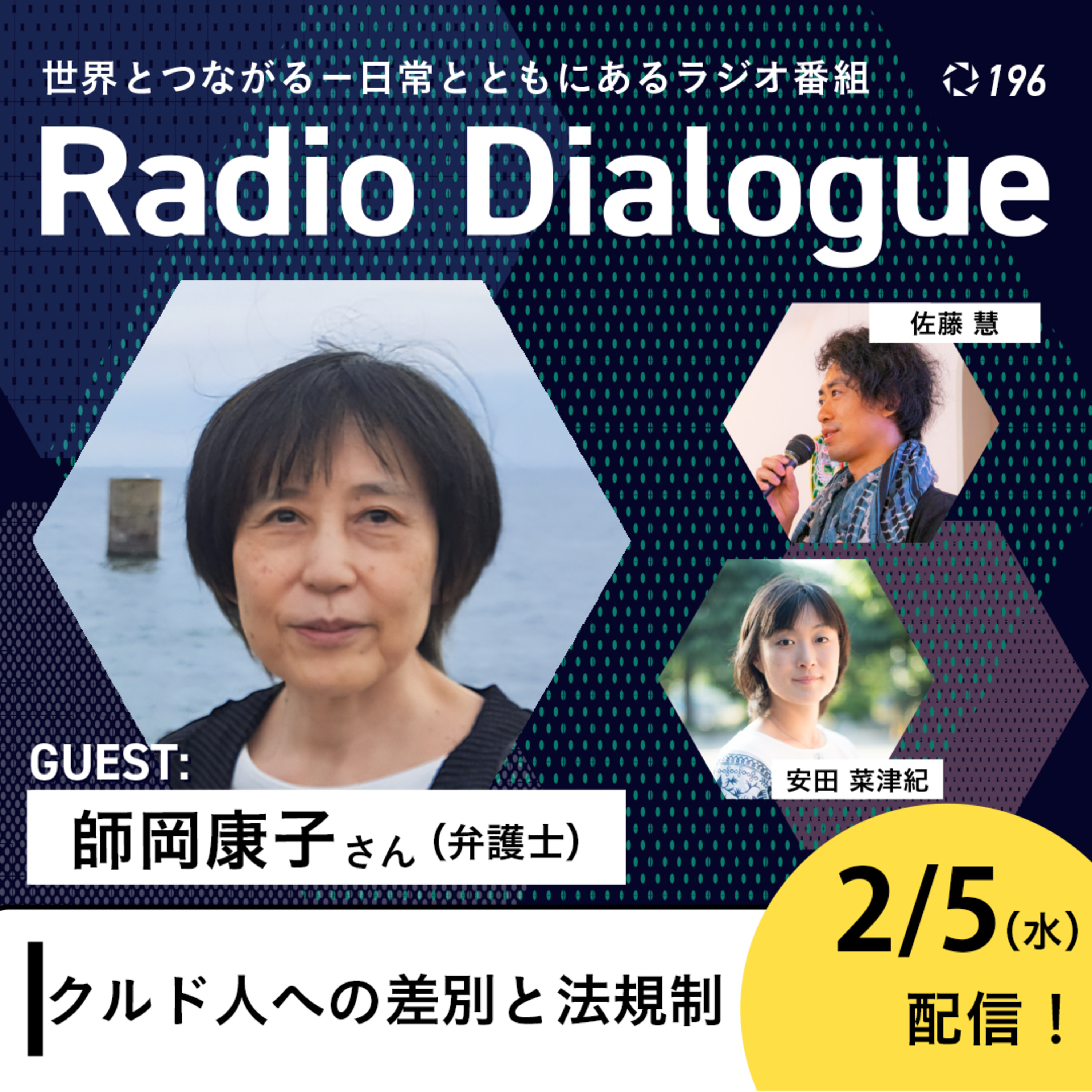 第196回 ゲスト:師岡康子さん「クルド人への差別と法規制」Radio Dialogue by D4P(2025/2/5)