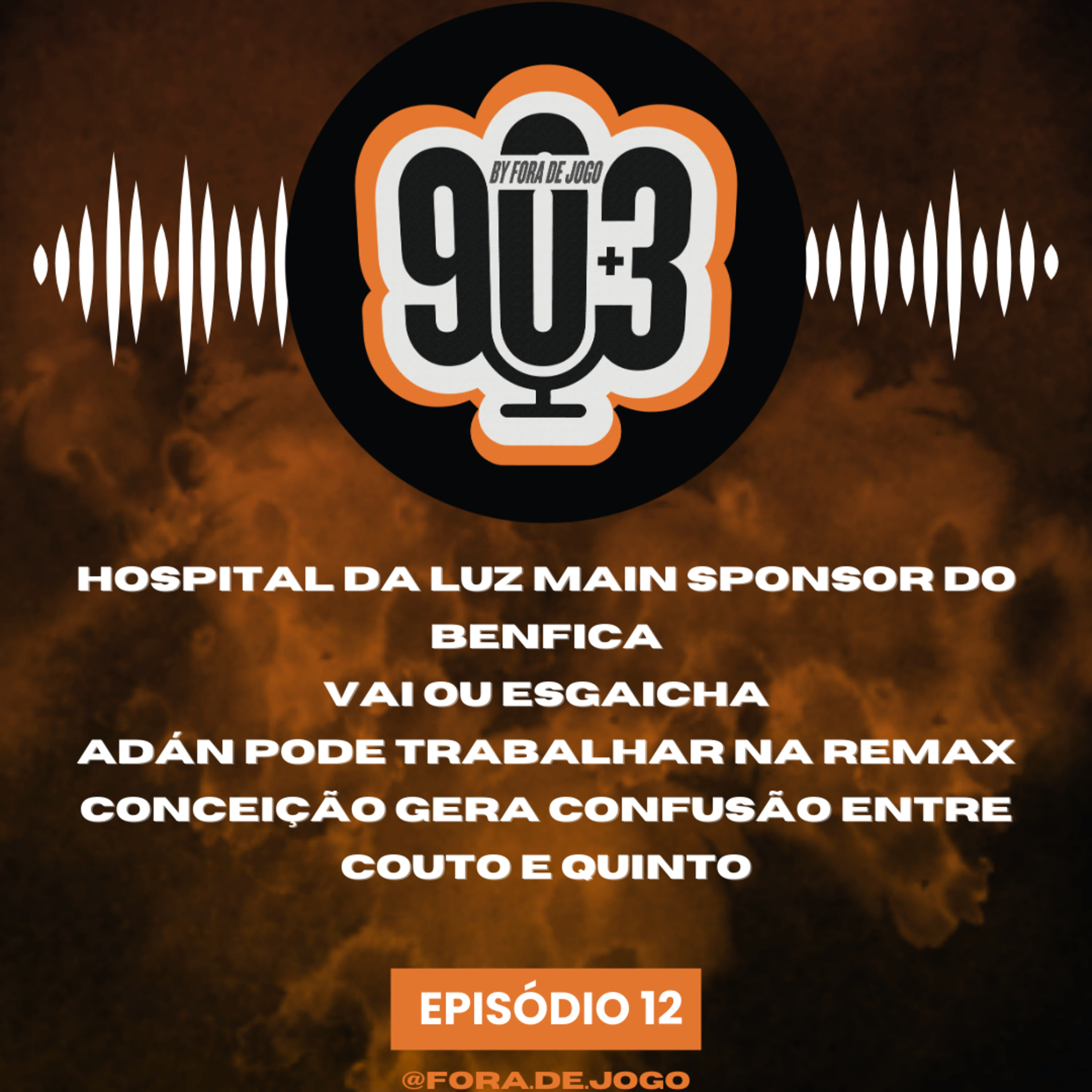 90+3 | EP12 | "Guedes contabiliza mais minutos no Praia no Parque do que dentro de campo" episode artwork