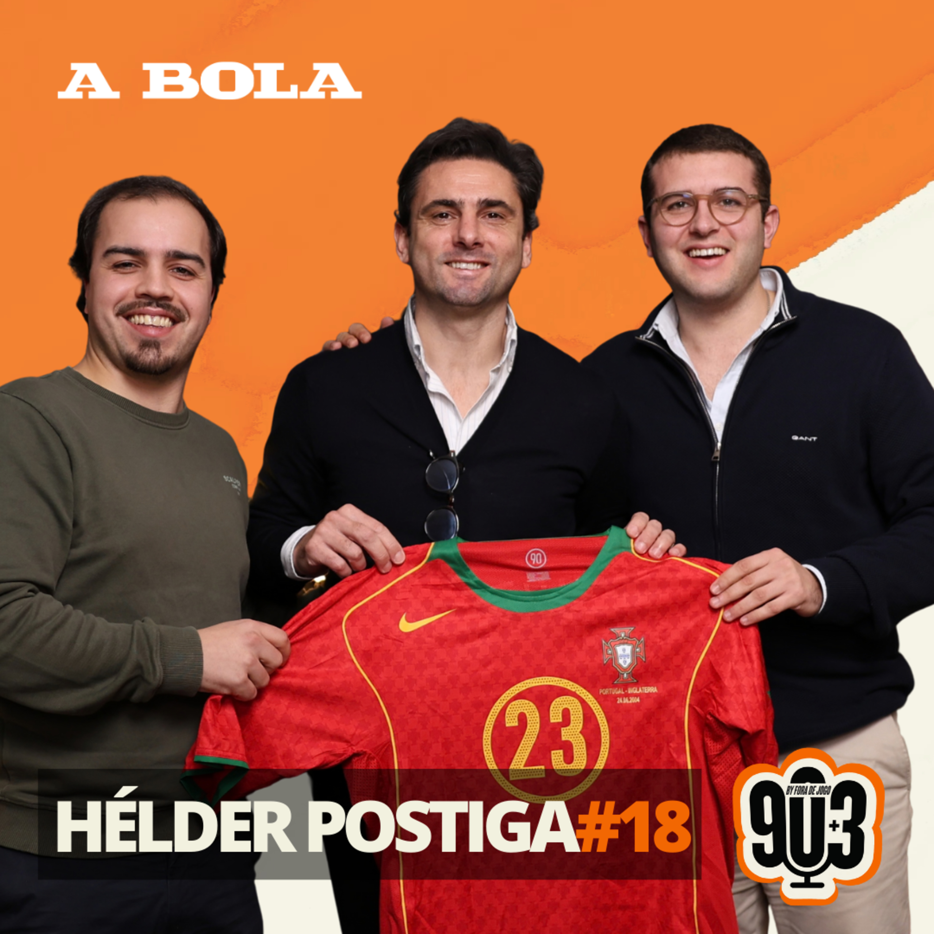 90+3 | T3 | EP 18 | Hélder Postiga | “Panenka no Euro 2004? Se falhasse estávamos fora”
