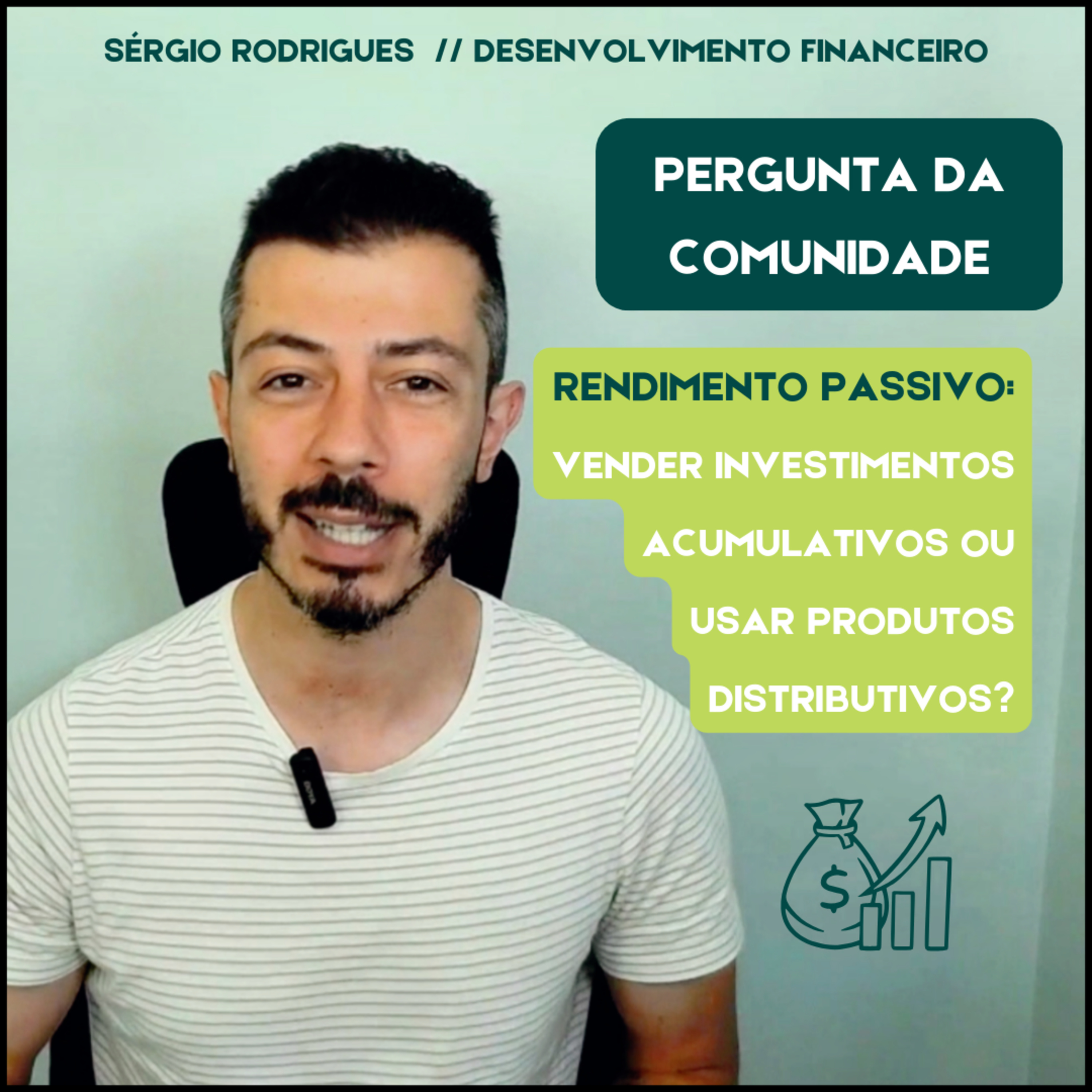 Rendimento Passivo: Vender investimentos acumulativos ou usar produtos distributivos?