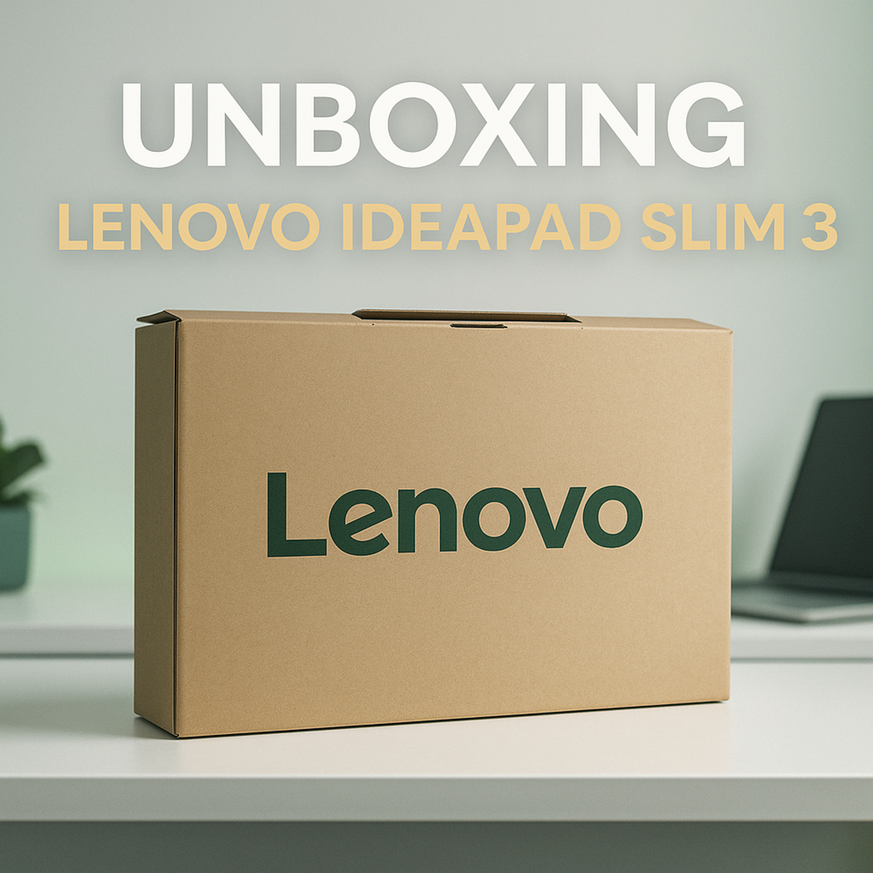 Unboxing Lenovo Ideapad Slim 3