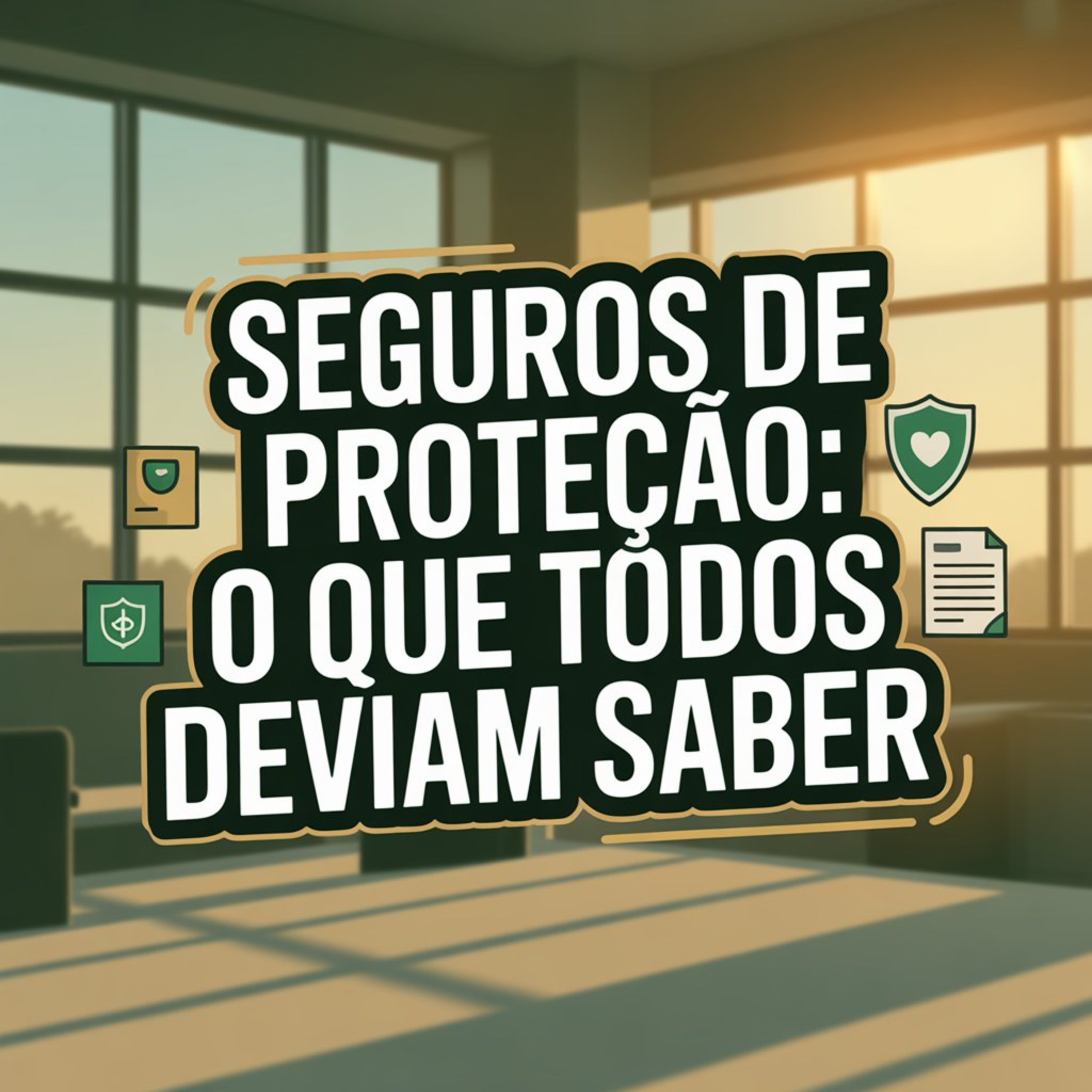 Seguros de proteção: o que todos devíamos saber