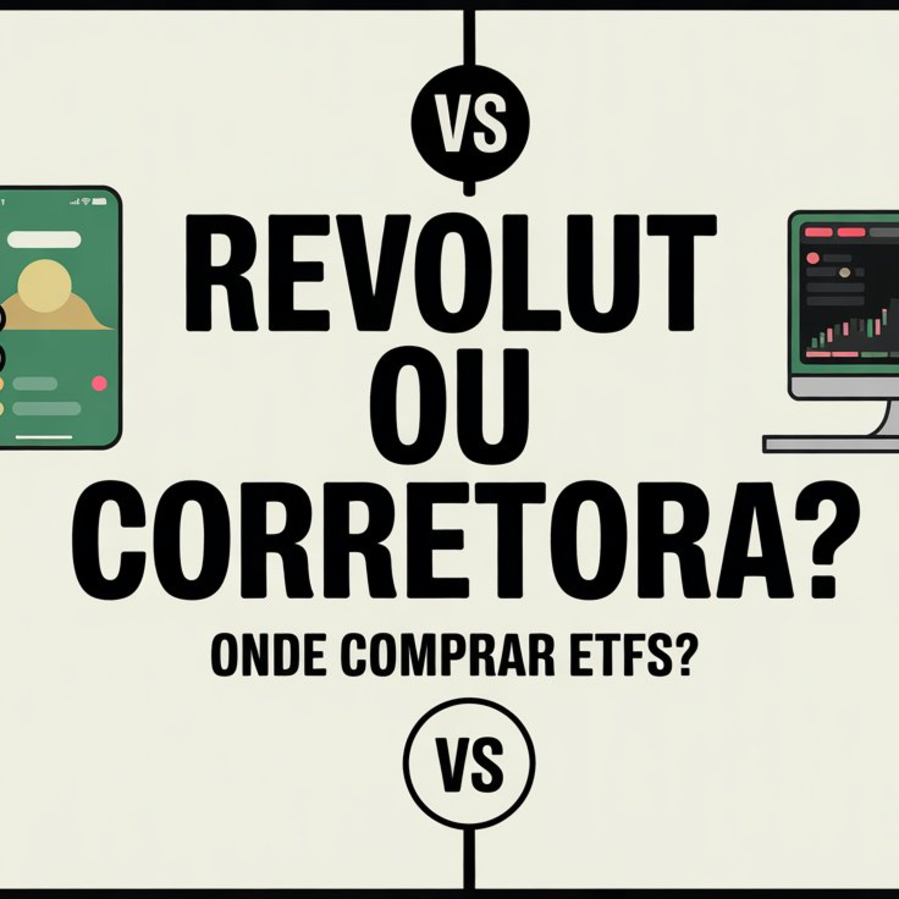 Comprar ETFs na Revolut ou numa corretora? O que deves comparar