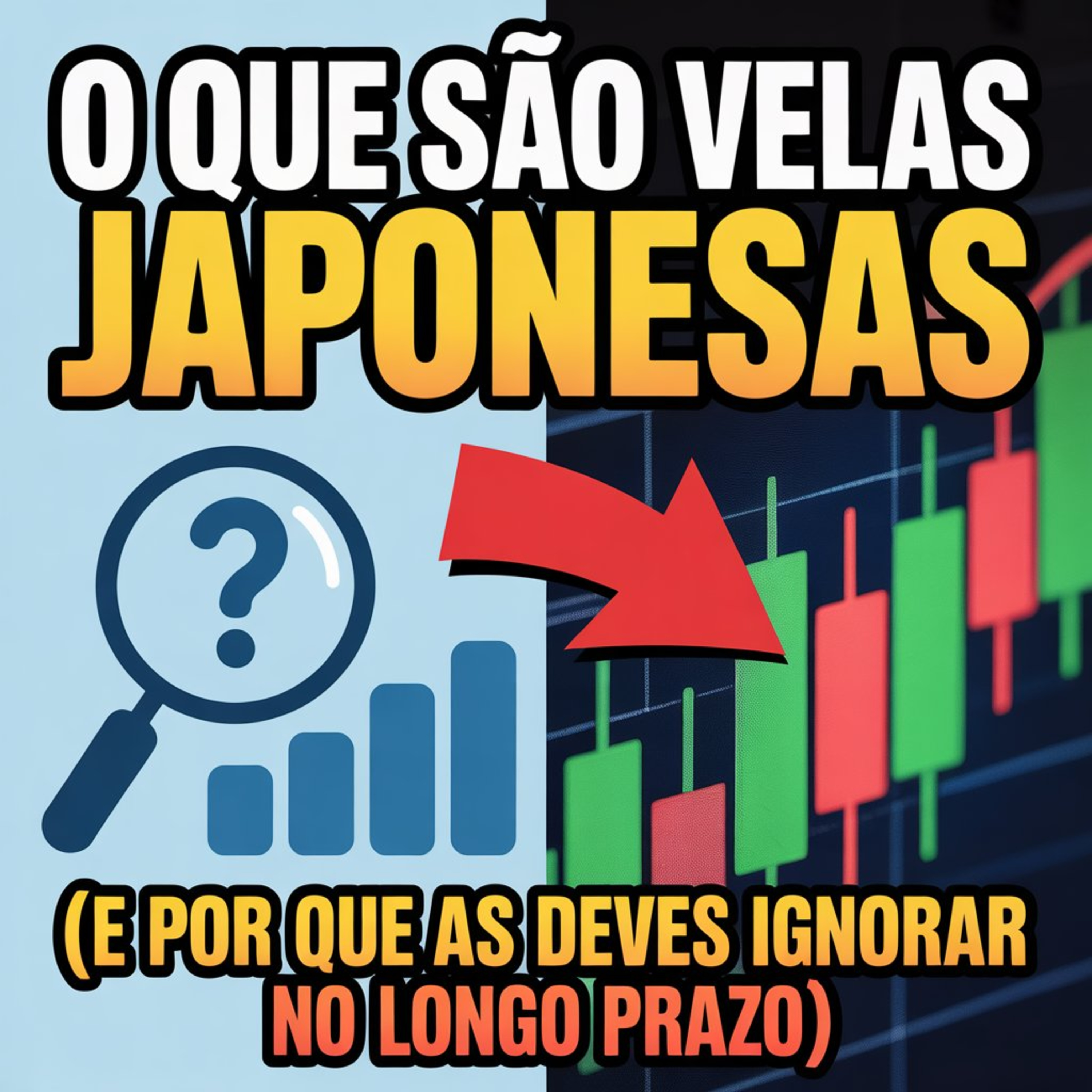 O que são Velas Japonesas (e por que as deves ignorar no Longo Prazo)