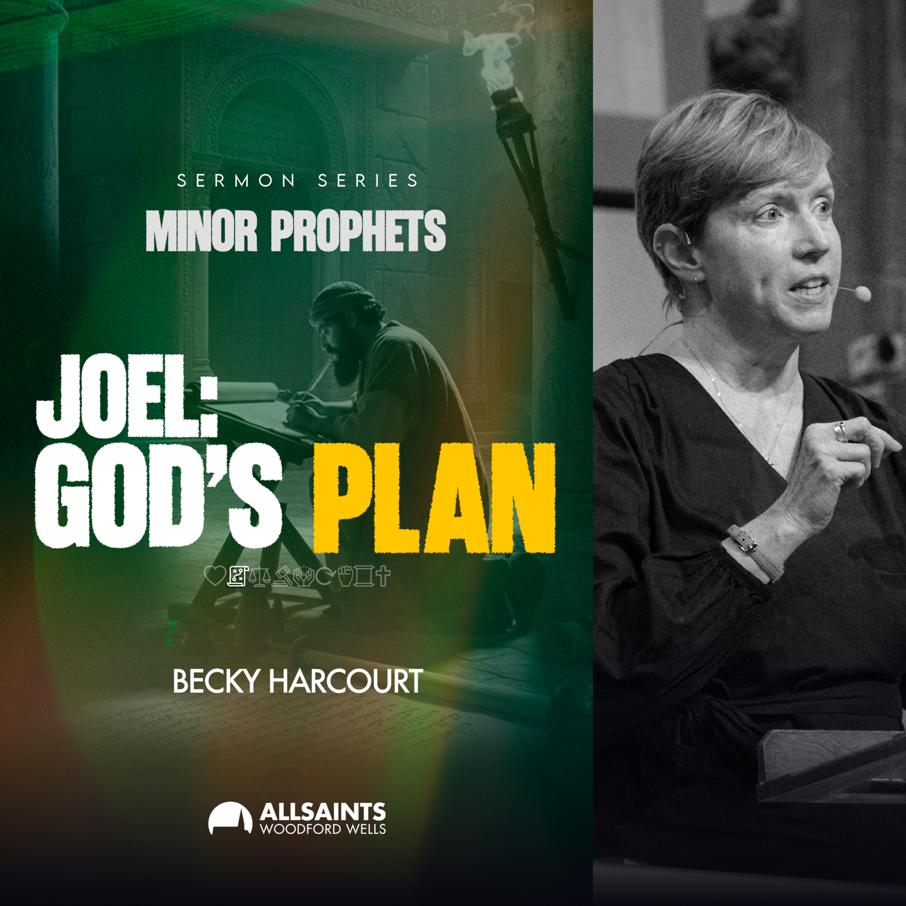 Sunday 12th October | Becky Harcourt | Joel: God's Plan episode artwork