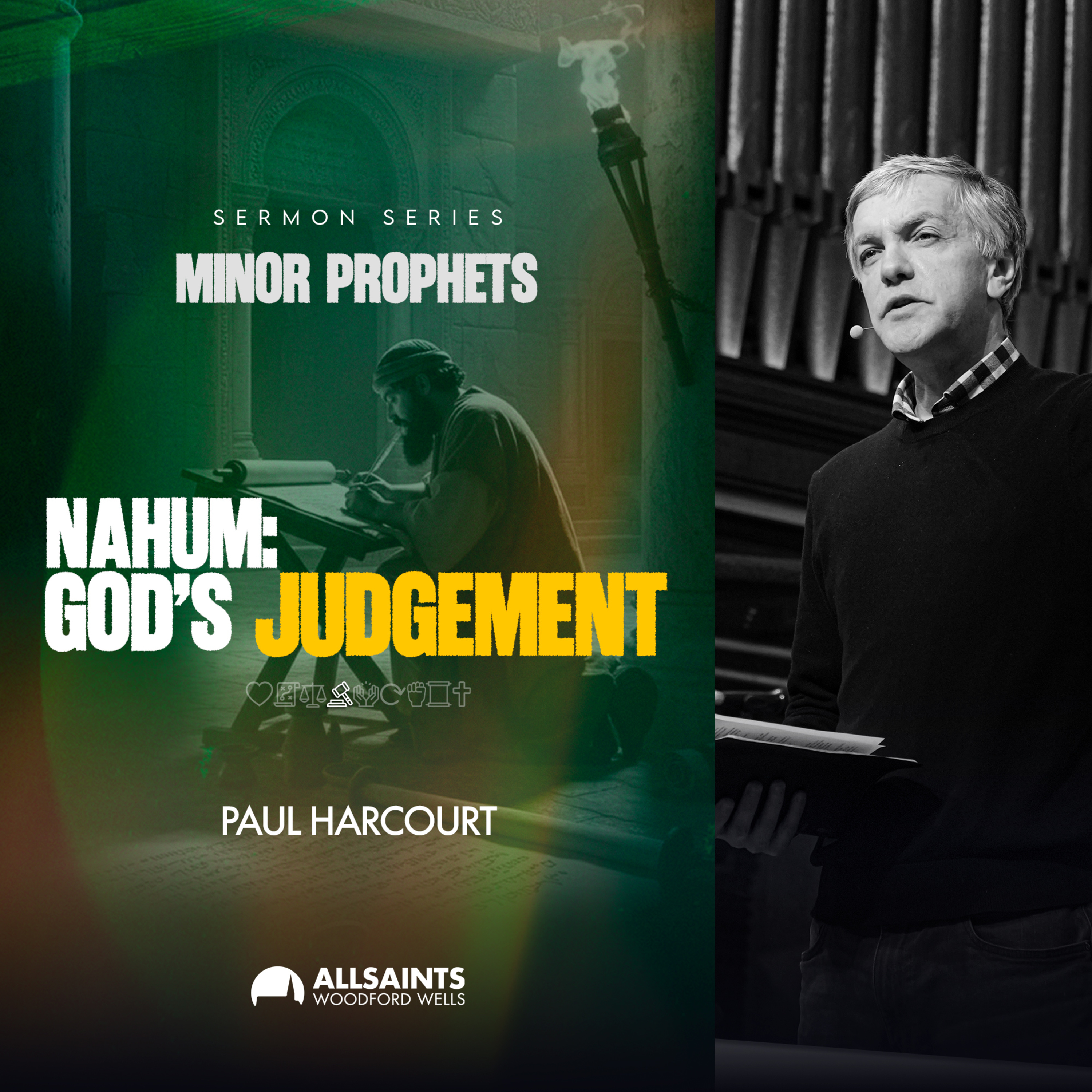 Sunday 26th October | Paul Harcourt | Nahum: God's Judgement episode artwork