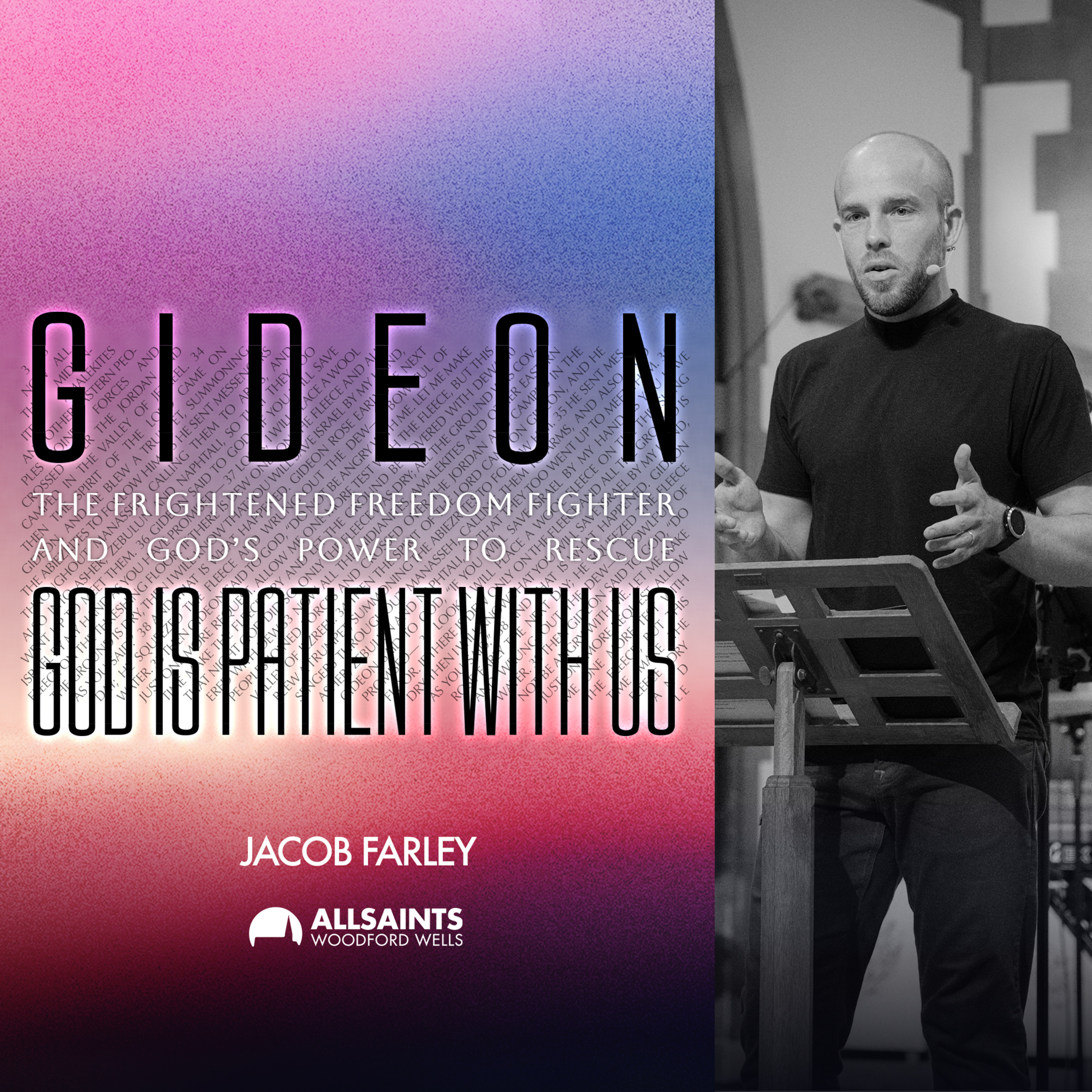 Sunday 9th August | Jacob Farley | Gideon: God is patient with us episode artwork