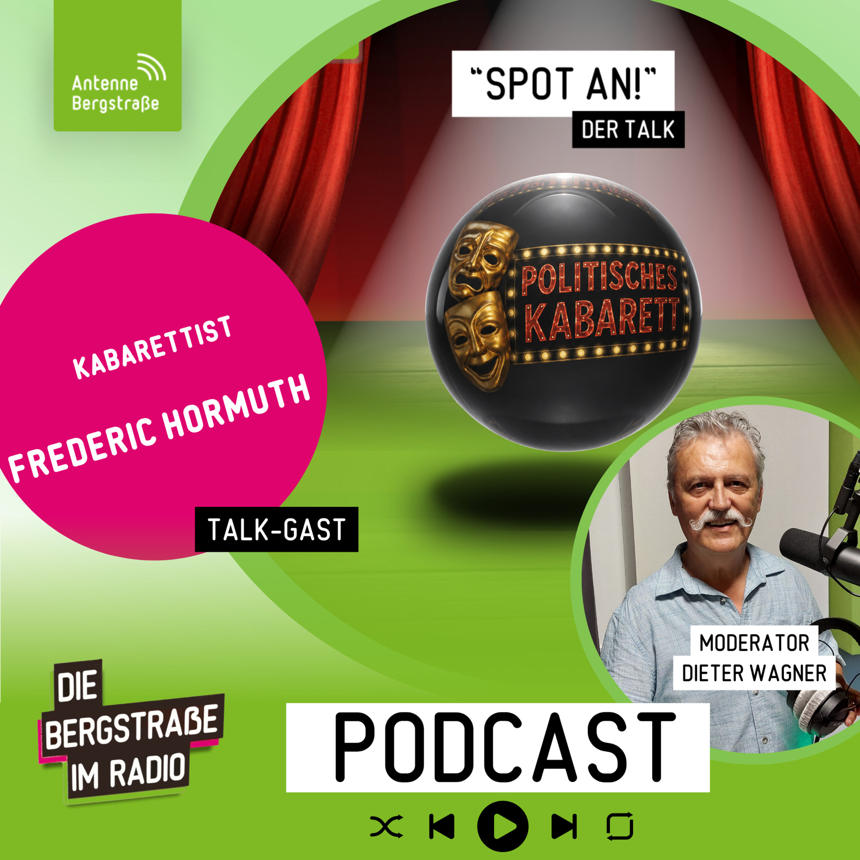 "Spot an!" - Der Talk mit dem politischen Kabarettisten Frederic Hormuth episode artwork