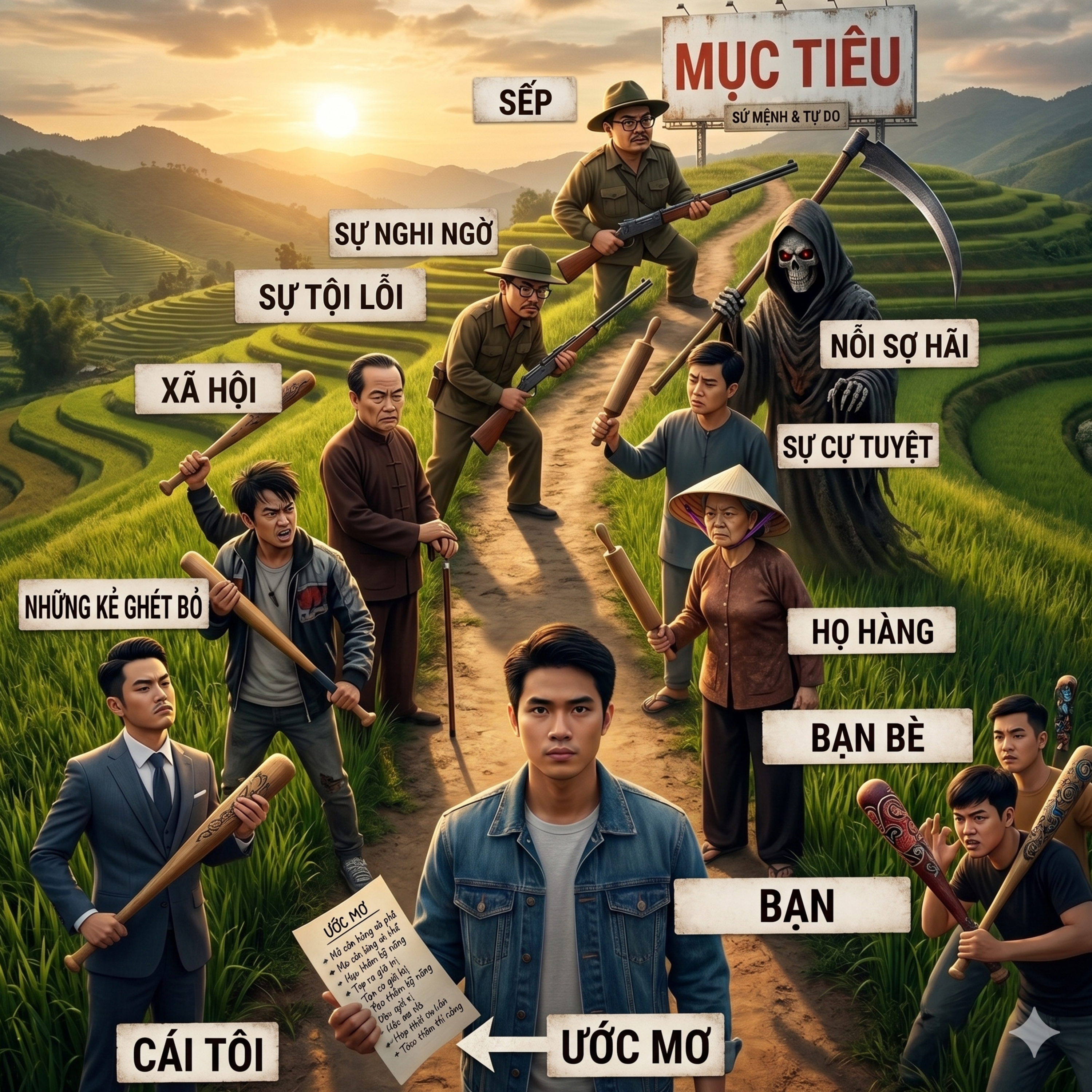 ƯỚC MƠ, MỤC TIÊU VÀ NHỮNG TIẾNG ỒN TRÊN HÀNH TRÌNH TÌM SỰ TỰ DO