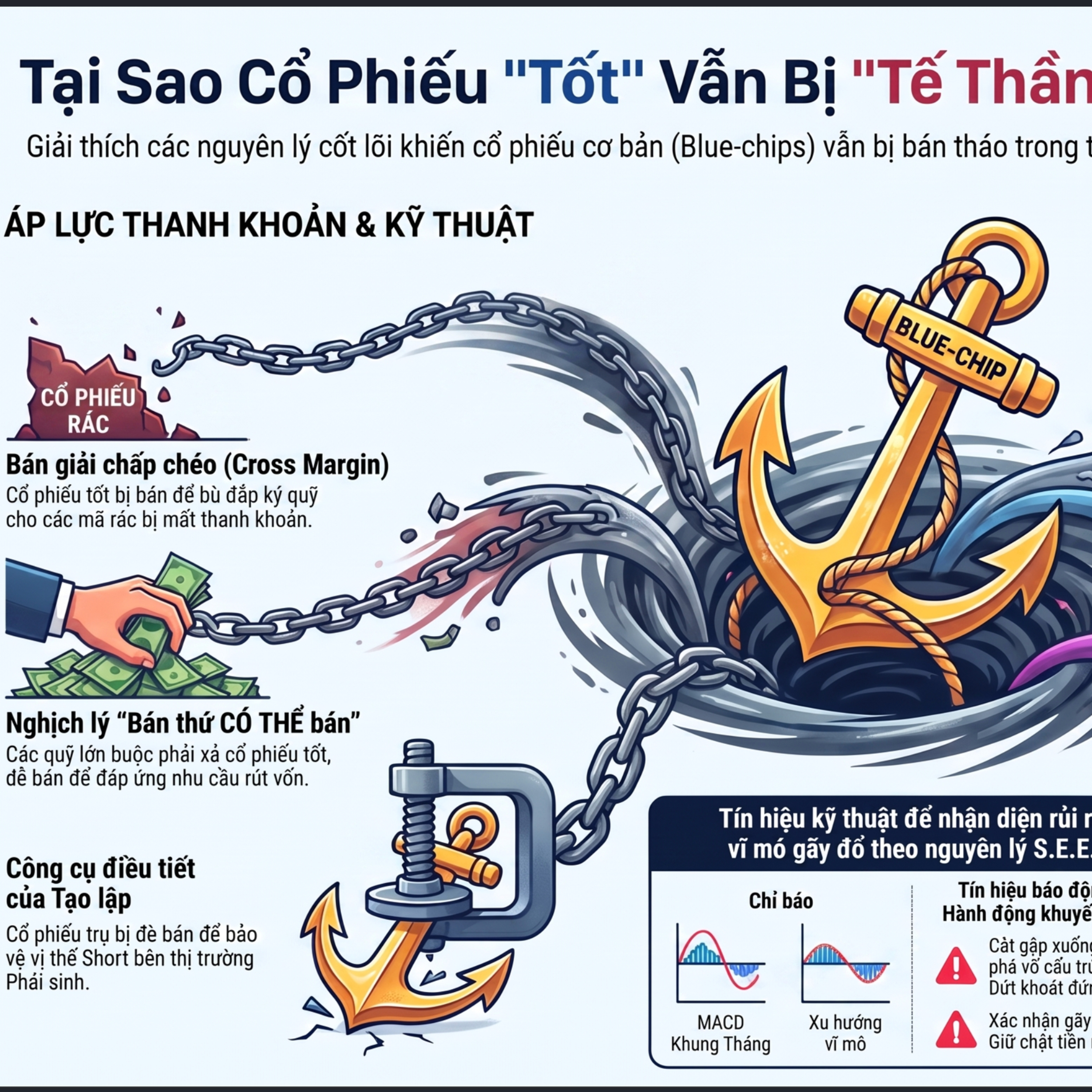 TẠI SAO CỔ PHIẾU "TỐT" VẪN BỊ TẾ THẦN KHI THỊ TRƯỜNG GẤU GÕ CỬA?