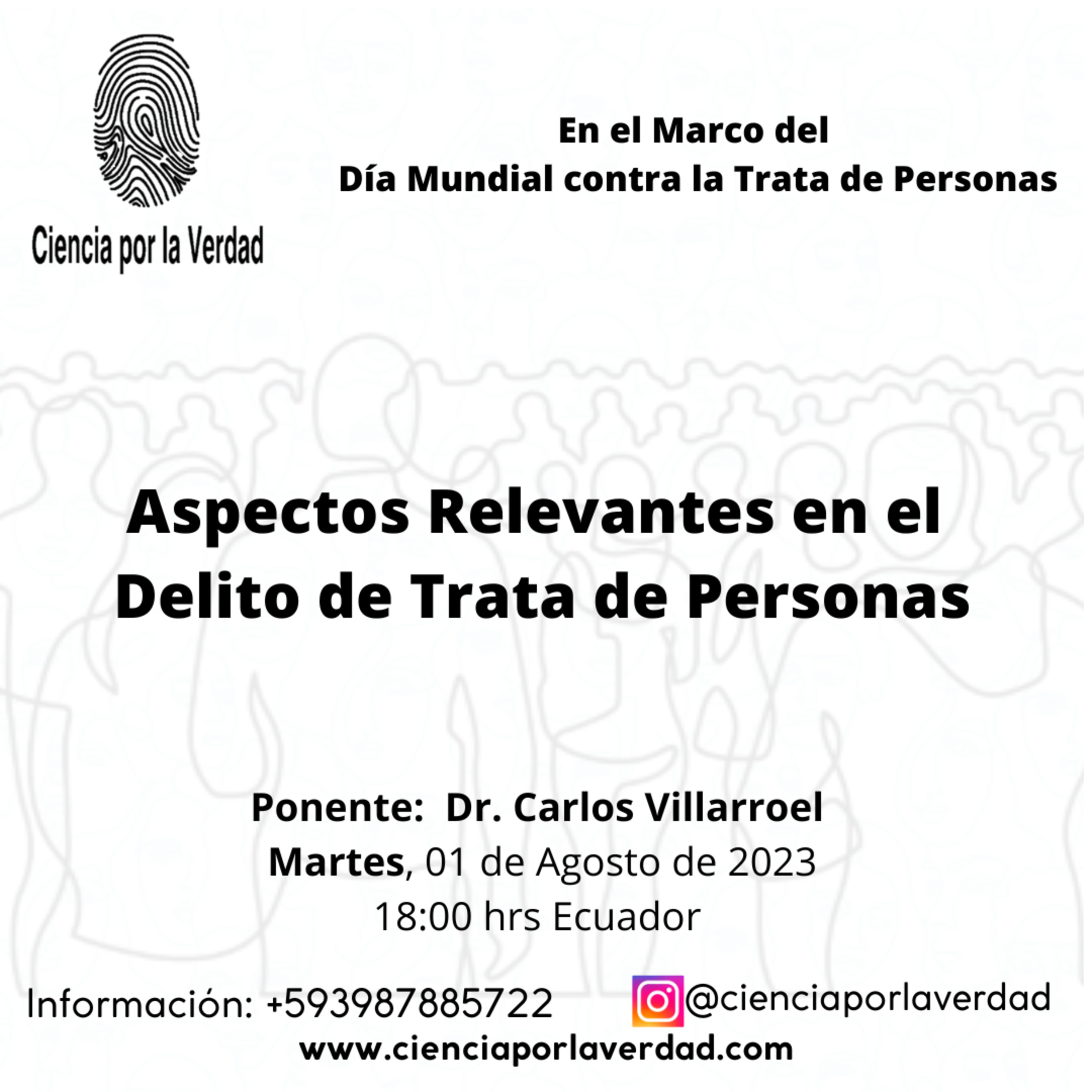 Jueves Con-Ciencia por la Verdad - Aspectos Relevantes en el Delito de Trata de Personas