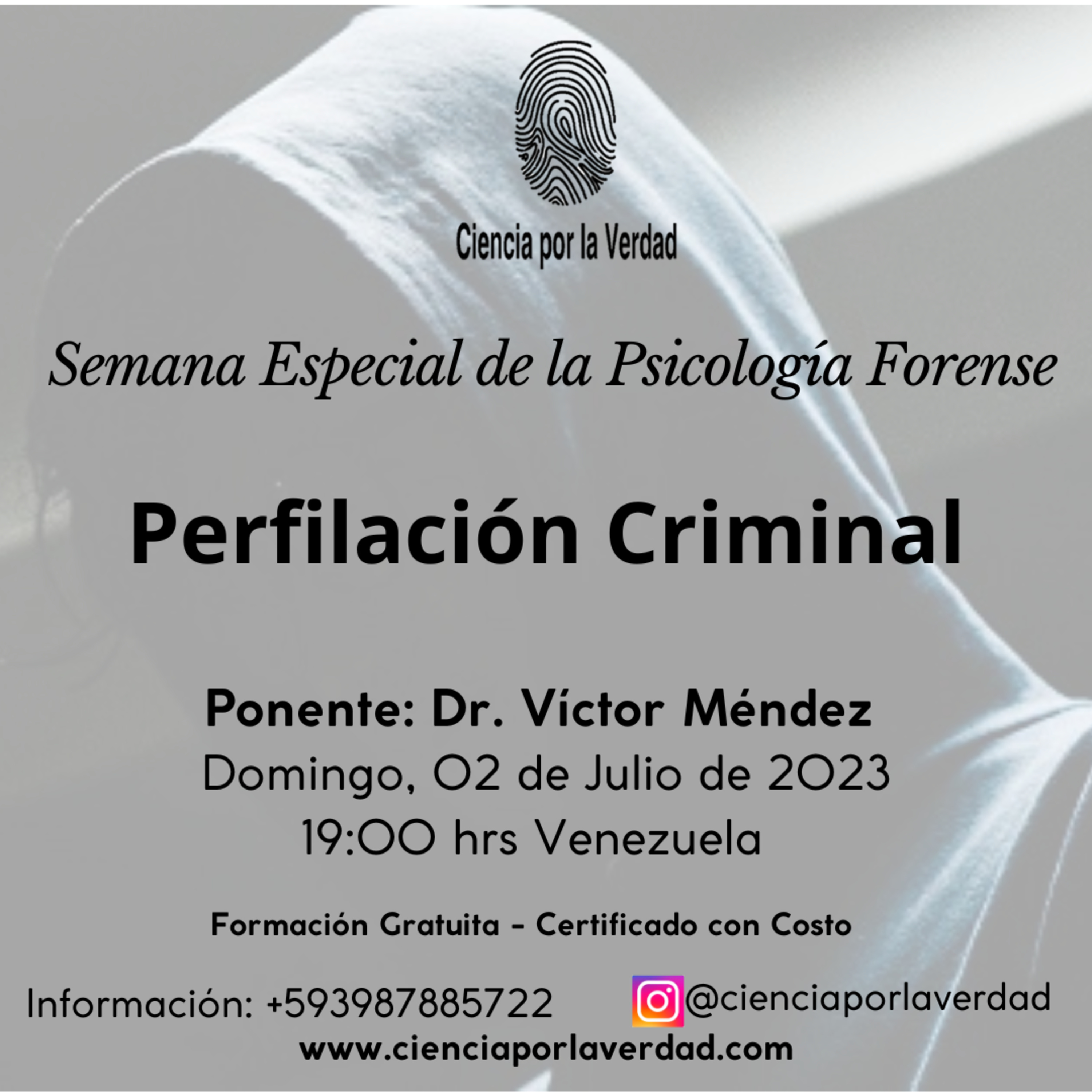 Semana Especial de la Psicología Forense - Perfilación Criminal