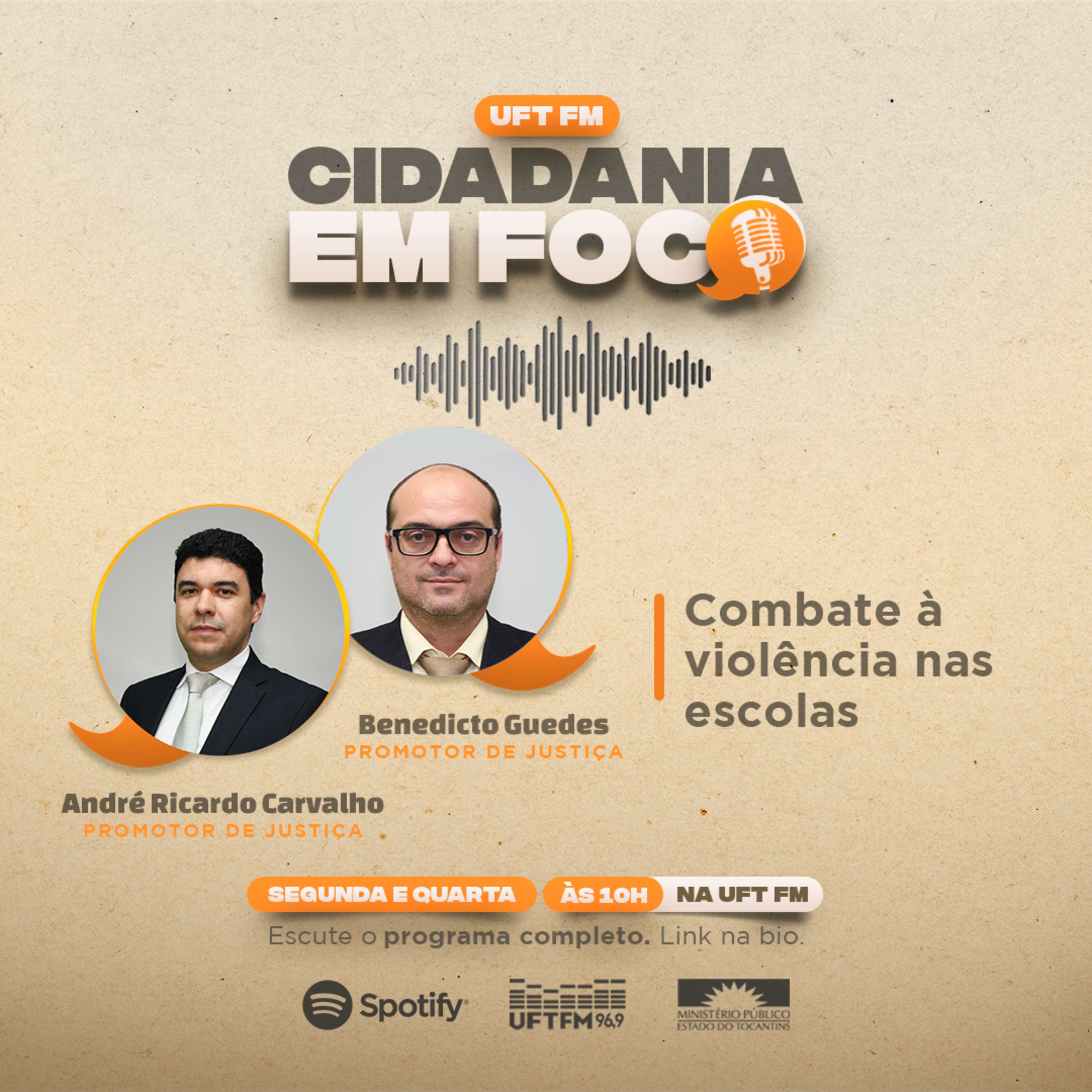 Cidadania em Foco - 17/04/2023 - Combate à violência nas escolas - André Ricardo Carvalho e Benedicto Guedes (Promotores de Justiça) episode artwork