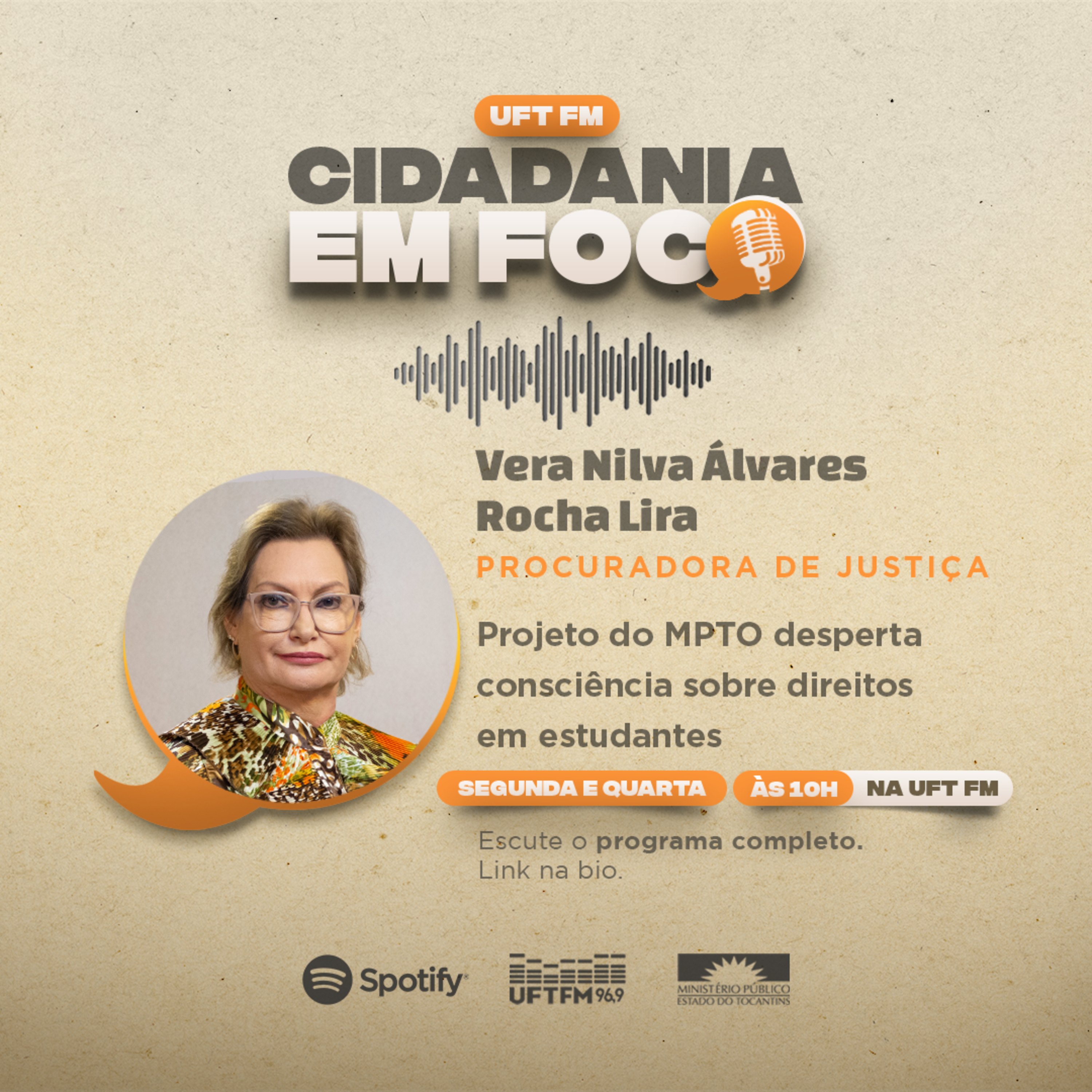Cidadania em Foco – 01/05/2023 – Aprendendo Direito e Resgatando a Cidadania – Vera Nilva Álvares Rocha Lira (Procuradora de Justiça)  episode artwork