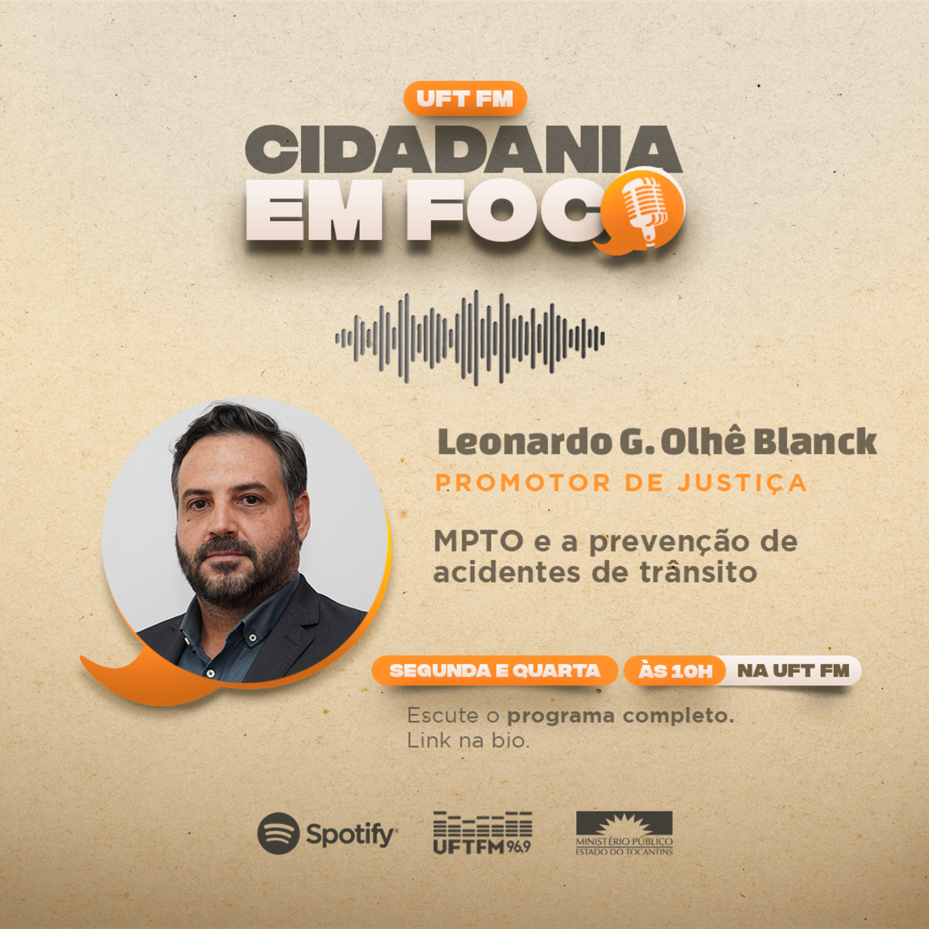 Cidadania em Foco - 12/02/2024 - MPTO e a prevenção de acidentes de trânsito - Leonardo Gouveia Olhê Blanck (Promotor de Justiça) episode artwork