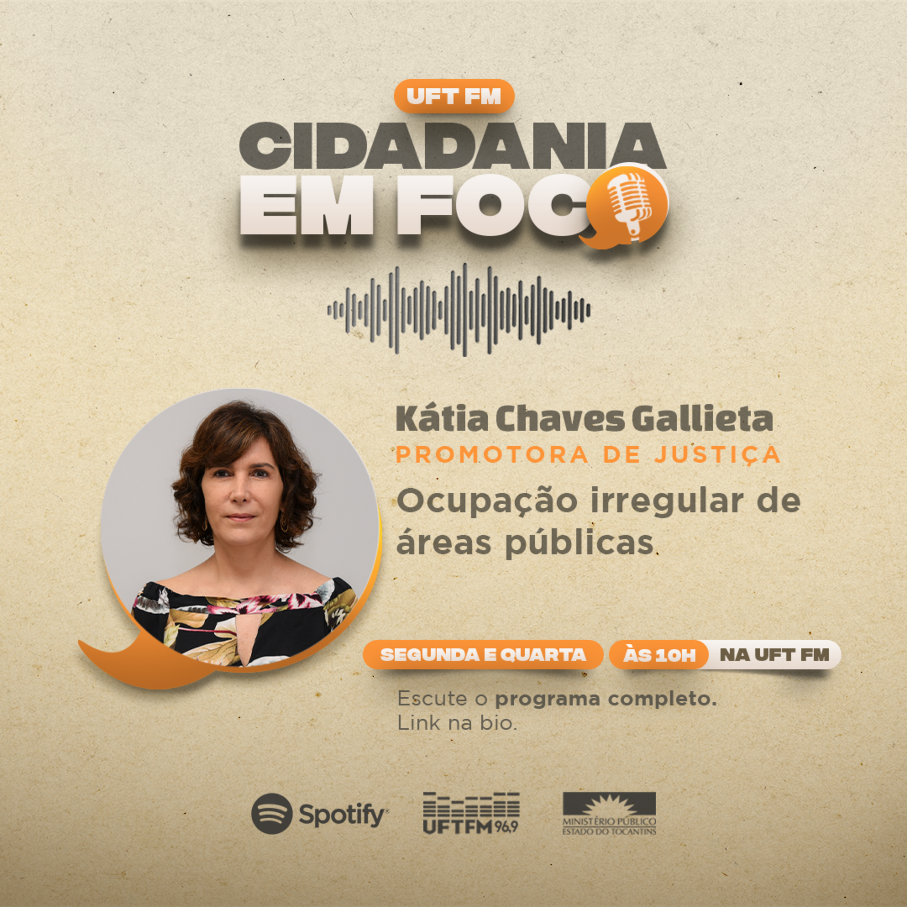Cidadania em Foco - 13/05/2024 - Ocupação irregular de áreas públicas - Kátia Chaves Gallieta (Promotora de Justiça) episode artwork