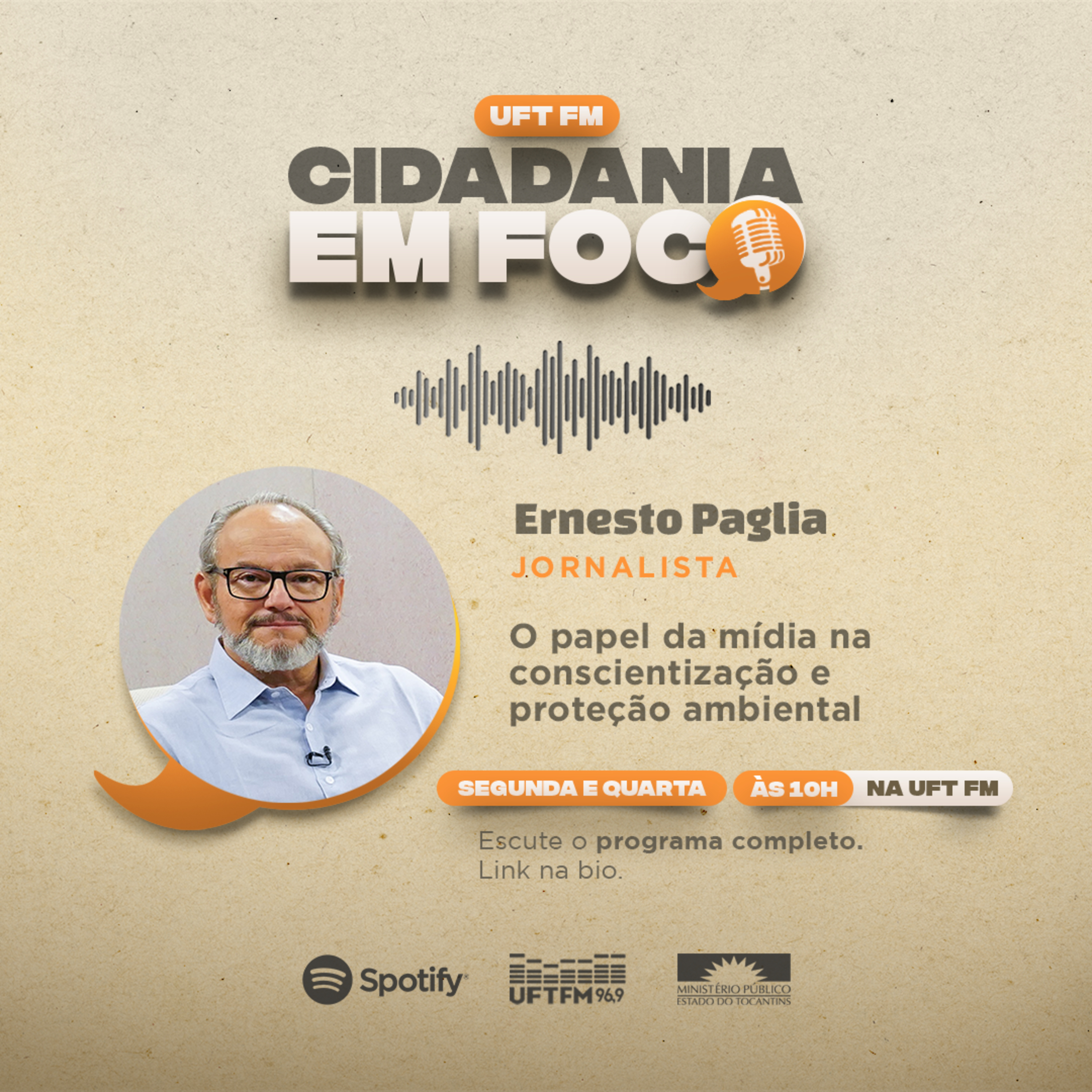Cidadania em Foco - 03/06/2024 - O papel da mídia na conscientização e proteção ambiental - Ernesto Paglia (Jornalista) episode artwork