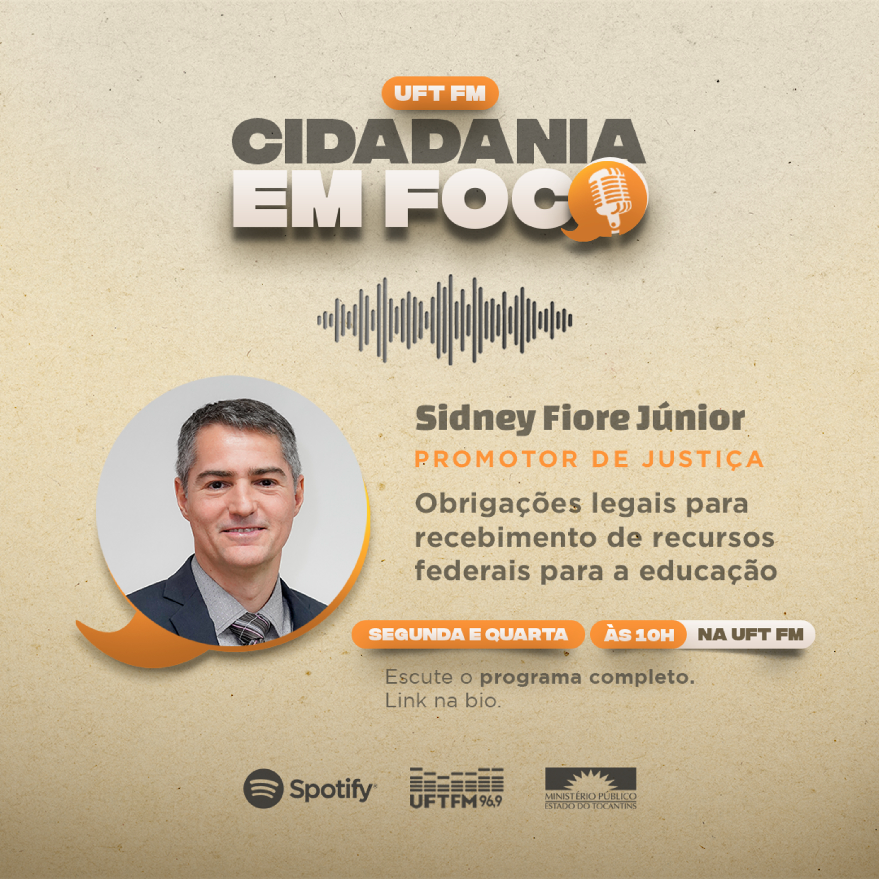 Cidadania em Foco - 05/08/2024 - MPTO e a importância dos Comitês de Gestão Colegiada nos municípios- Sidney Fiore Júnior (Promotor de Justiça) episode artwork