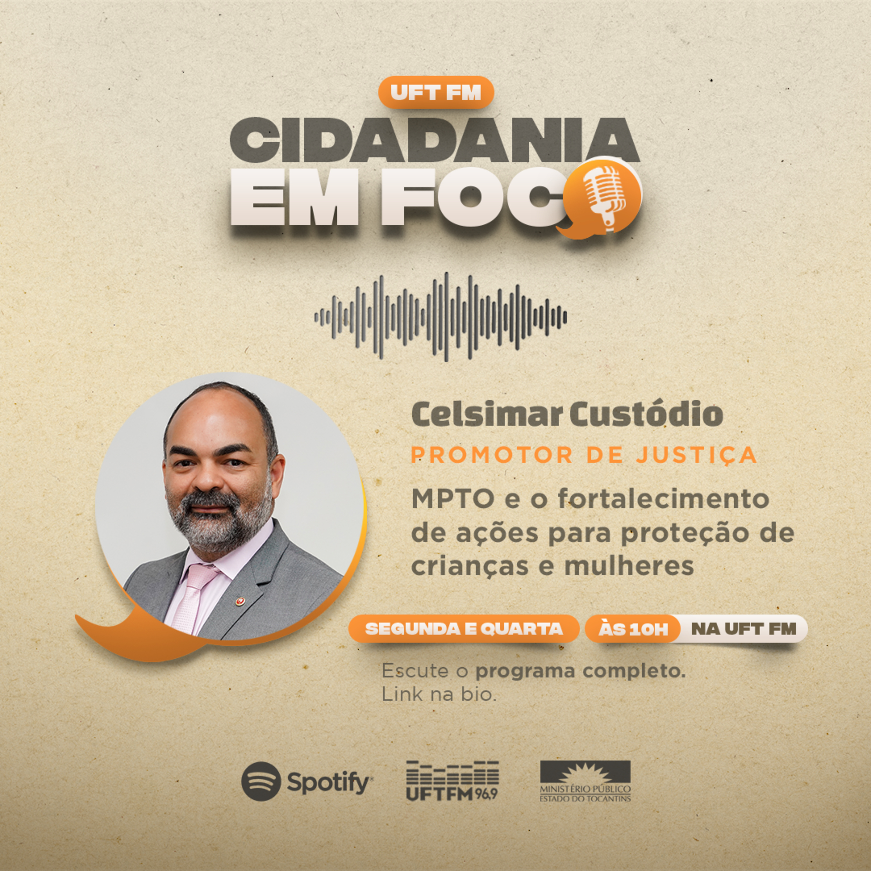 Cidadania em Foco - 12/08/2024 - MPTO e o fortalecimento de ações para proteção de crianças e mulheres - Celsimar Custódio (Promotor de Justiça) episode artwork