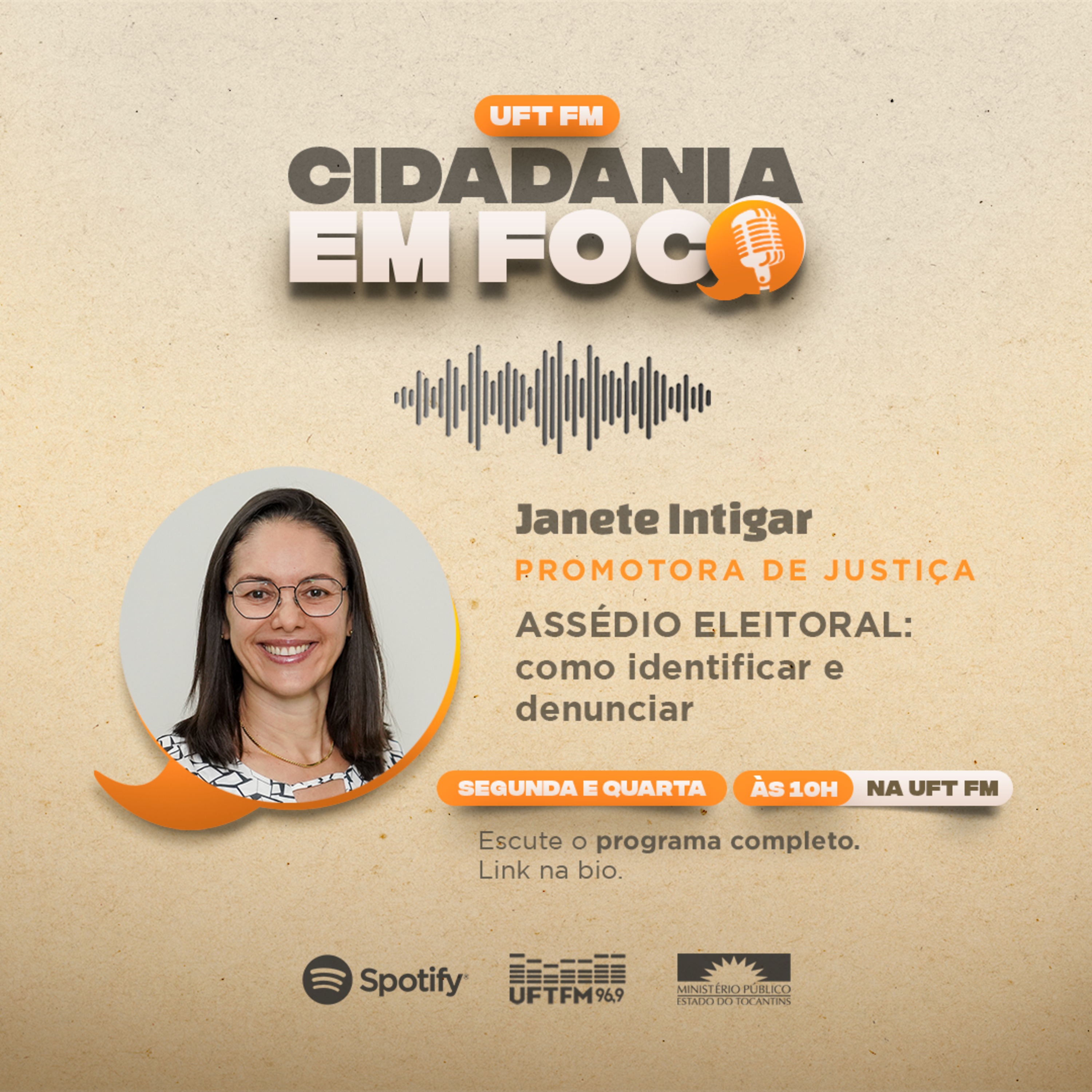 Cidadania em Foco - 02/09/2024 - ASSÉDIO ELEITORAL: como identificar e denunciar - Janete Intigar (Promotora de Justiça) episode artwork
