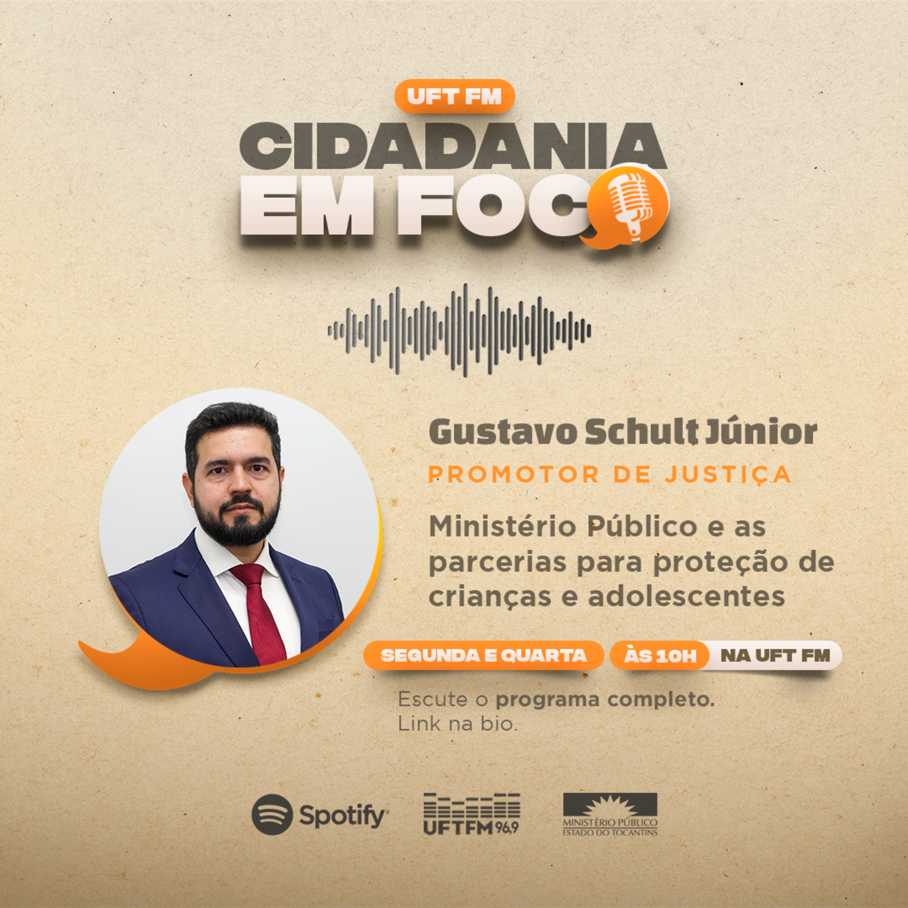 Cidadania em Foco - 21/10/2024 - Ministério Público e as parcerias para proteção de crianças e adolescentes - Gustavo Schult Júnior (Promotor de Justiça) episode artwork