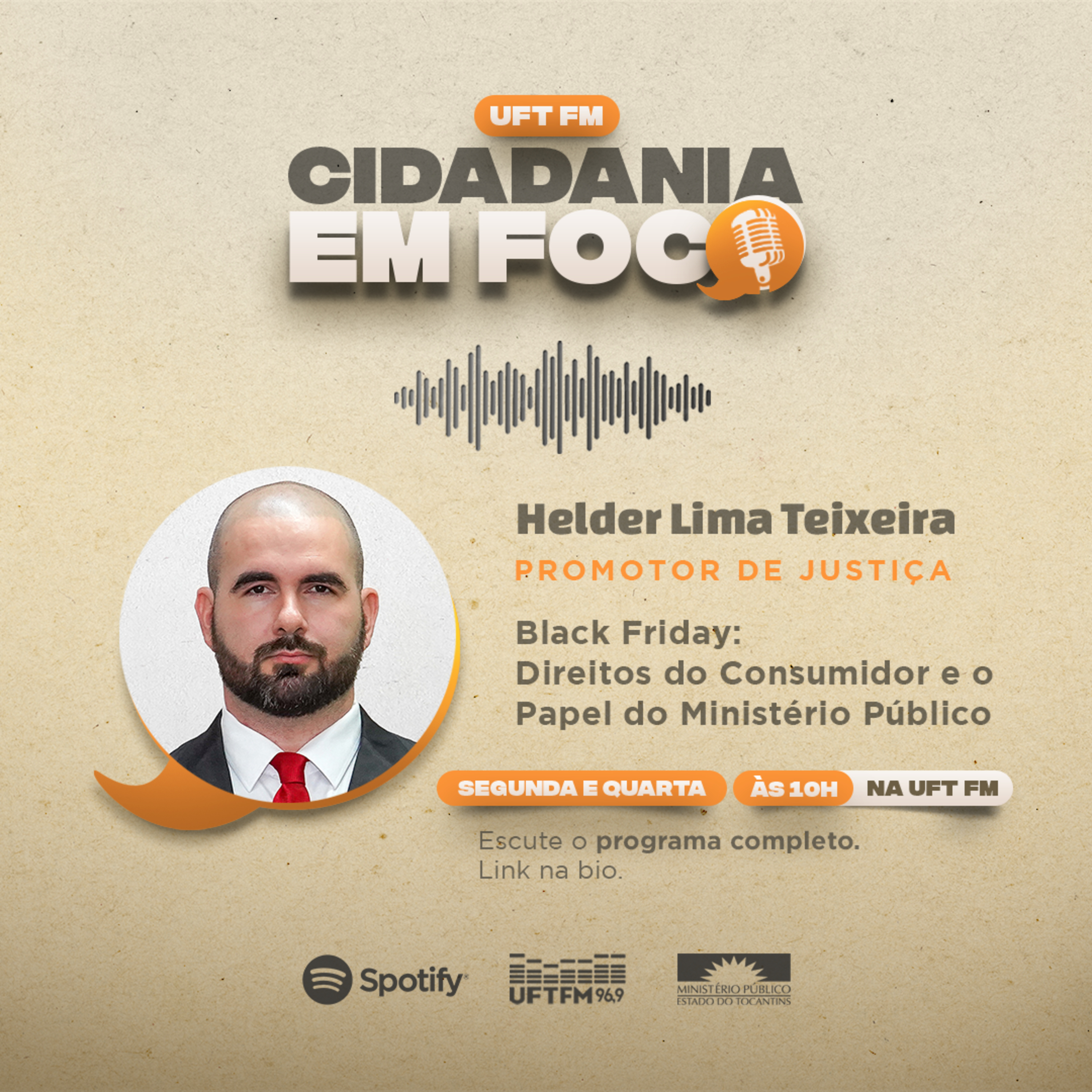 Cidadania em Foco - 11/11/2024 - Black Friday: Direitos do Consumidor e o papel do Ministério Público - Helder Lima Teixeira (Promotor de Justiça) episode artwork