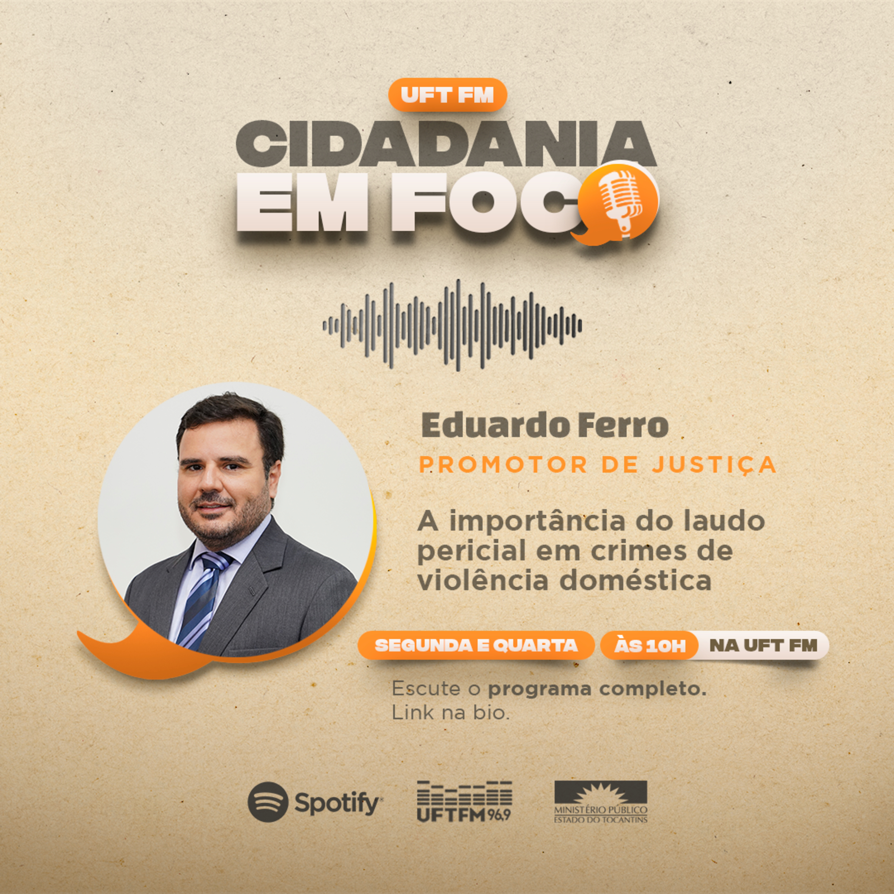 Cidadania em Foco - 30/12/2024 - A importância do laudo pericial em crimes de violência doméstica - Eduardo Ferro (Promotor de Justiça) episode artwork