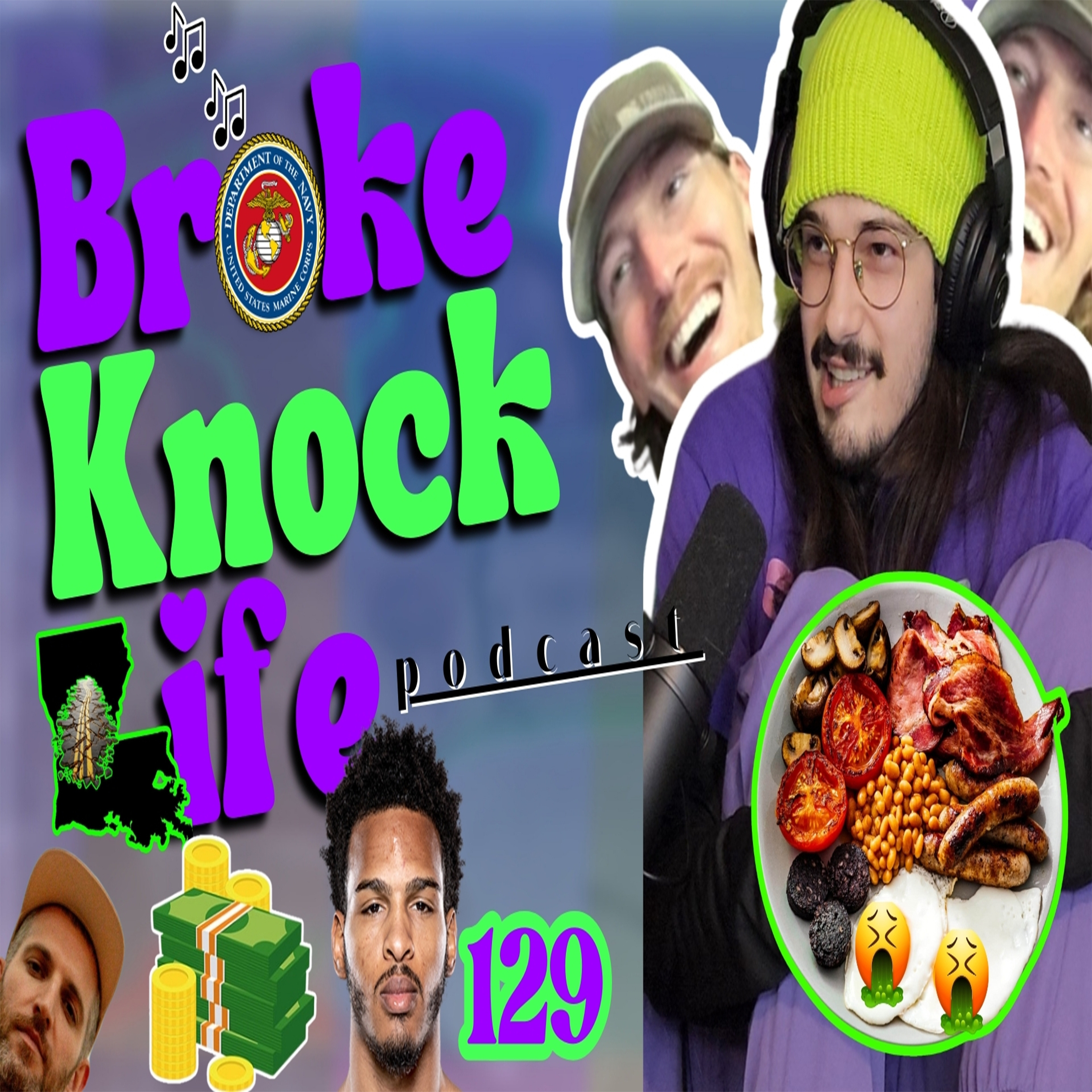 Keith Lee Starts War in England & Military Harry Mack: Broke Knock Life 129 episode artwork