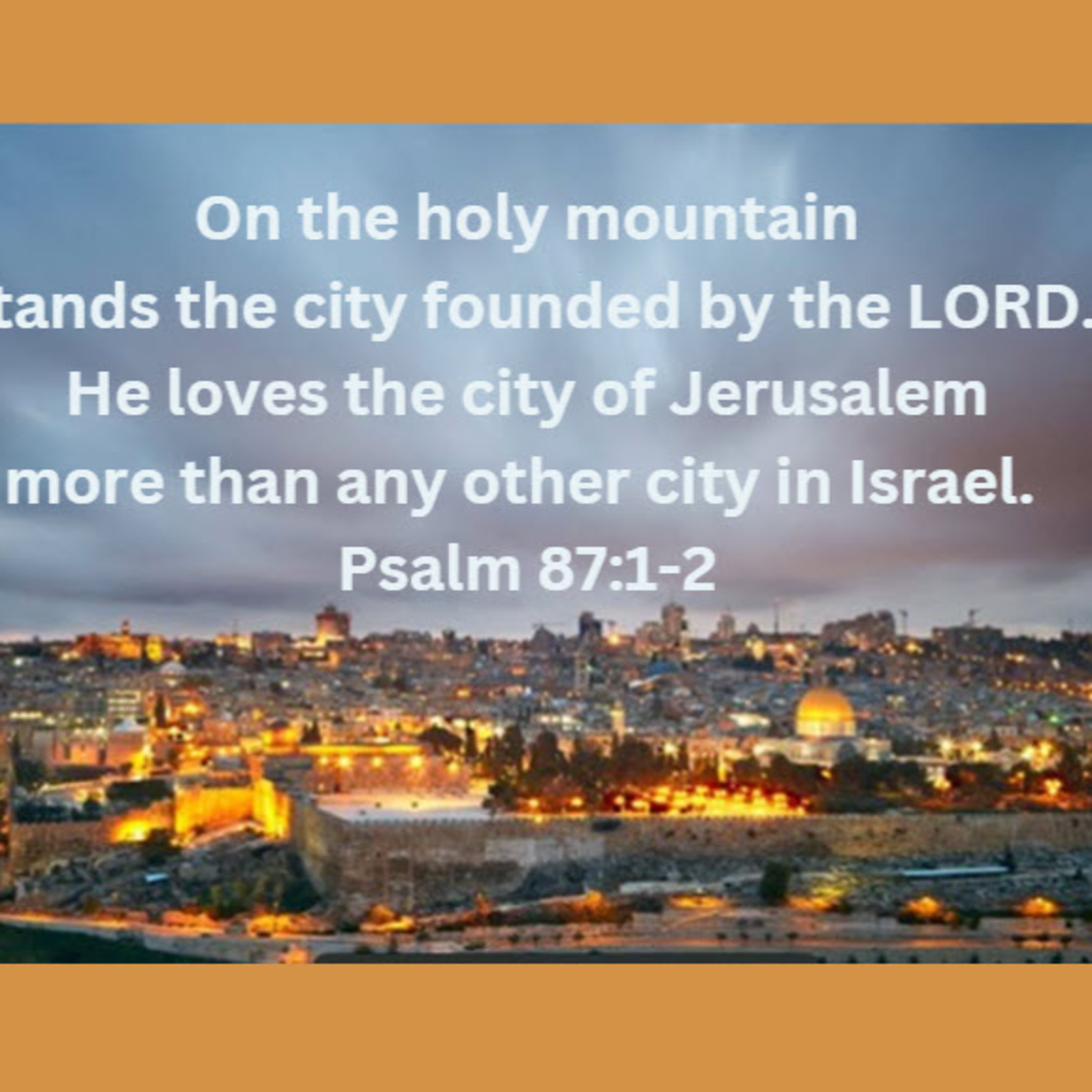 Daily Audio Torah ~ April 18, 2025 ~ The City That God Loves! episode artwork