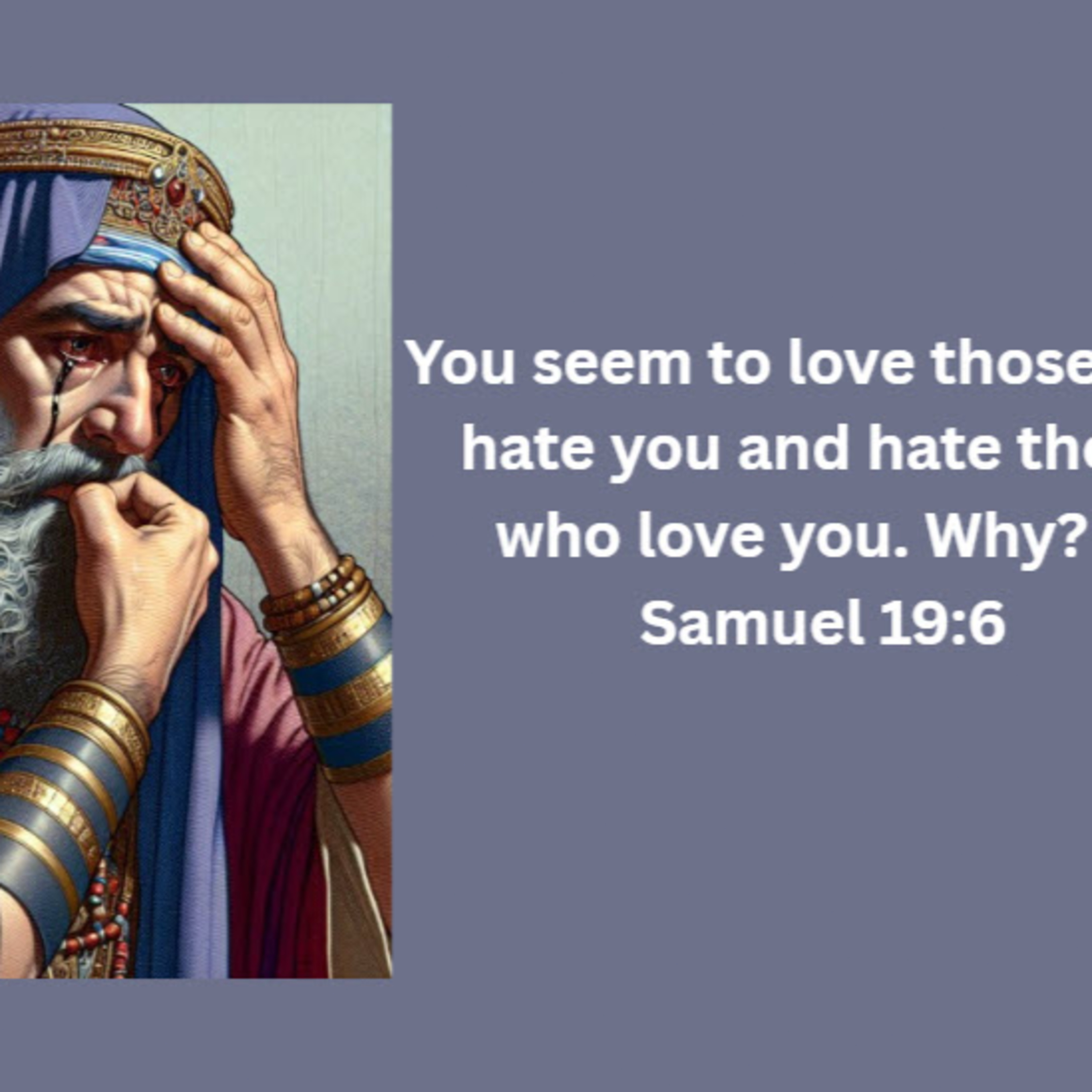 Daily Audio Torah ~ June 1, 2025 ~ Why Do You Love Those Who Hate You? episode artwork