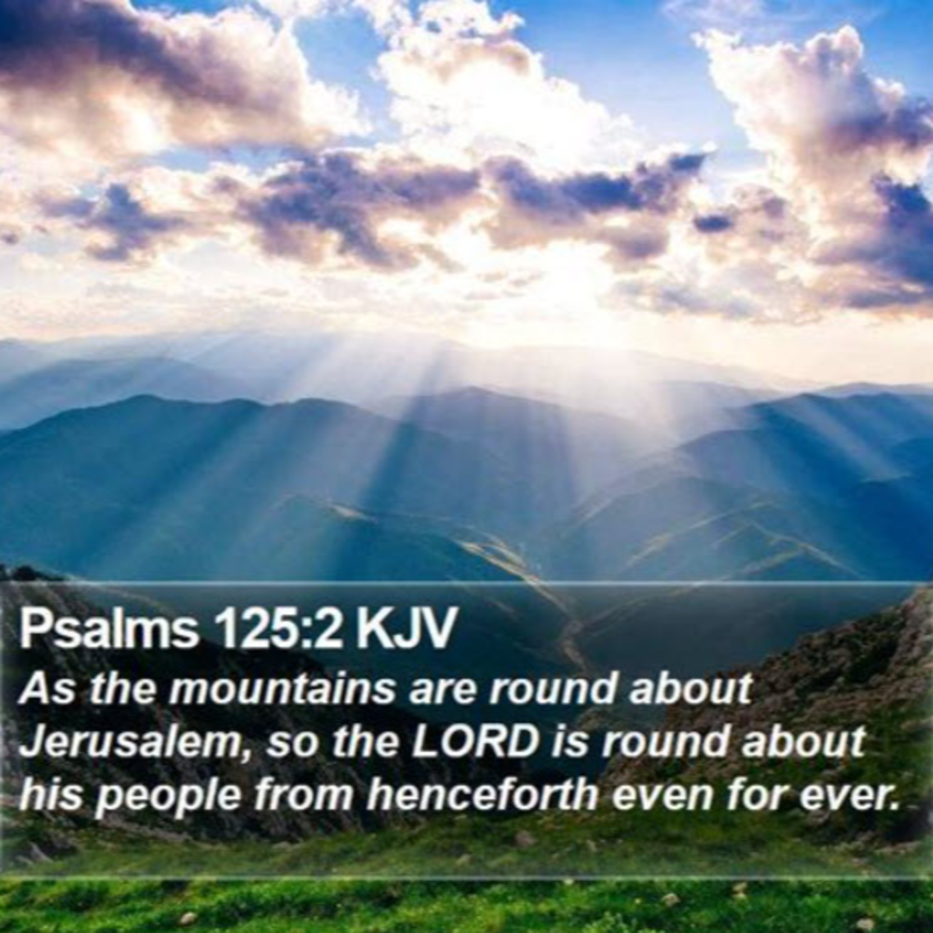 Daily Audio Torah ~ June 7, 2025 ~ As the Mountains Surround Jerusalem... episode artwork