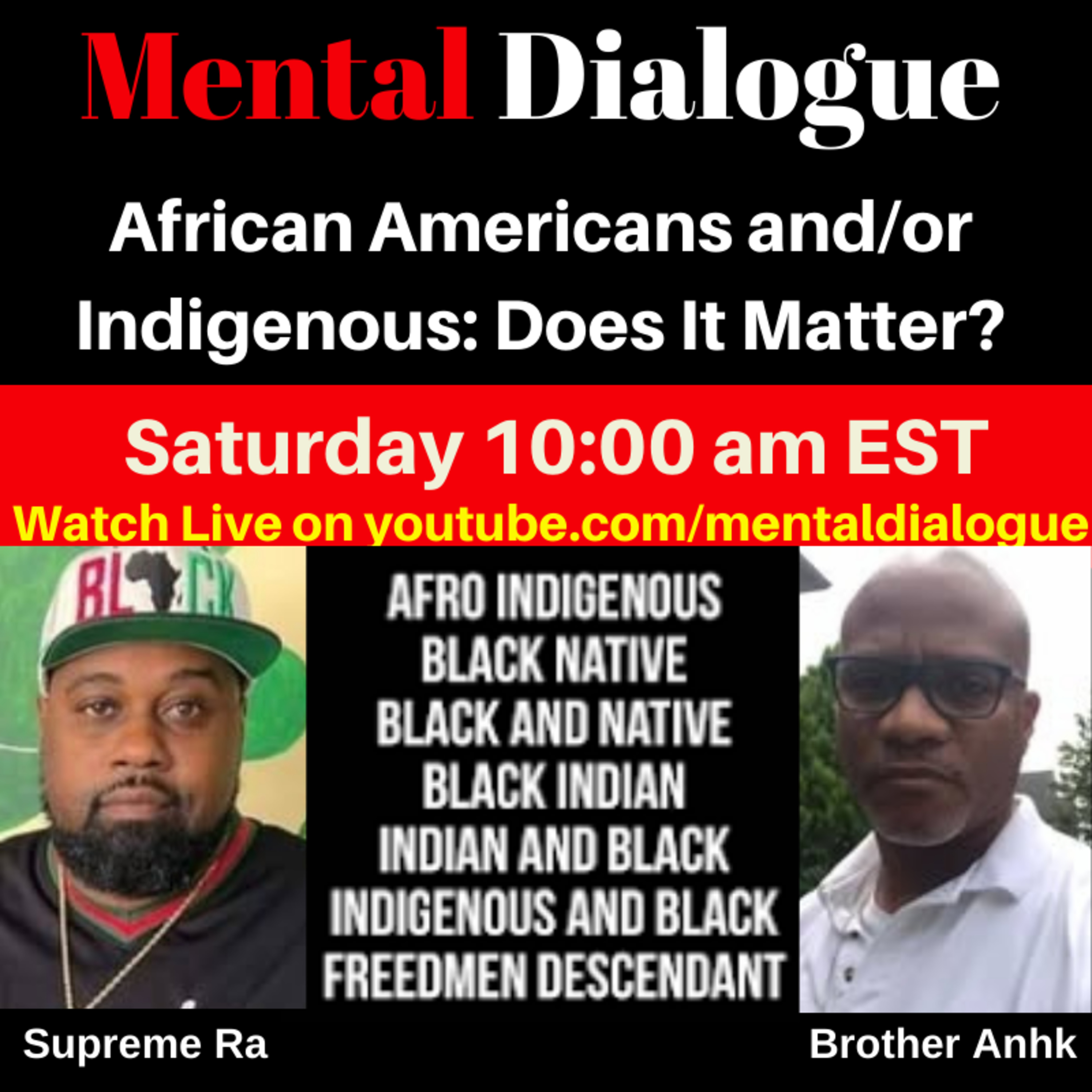 African Americans and/or Indigenous: Does It Matter?