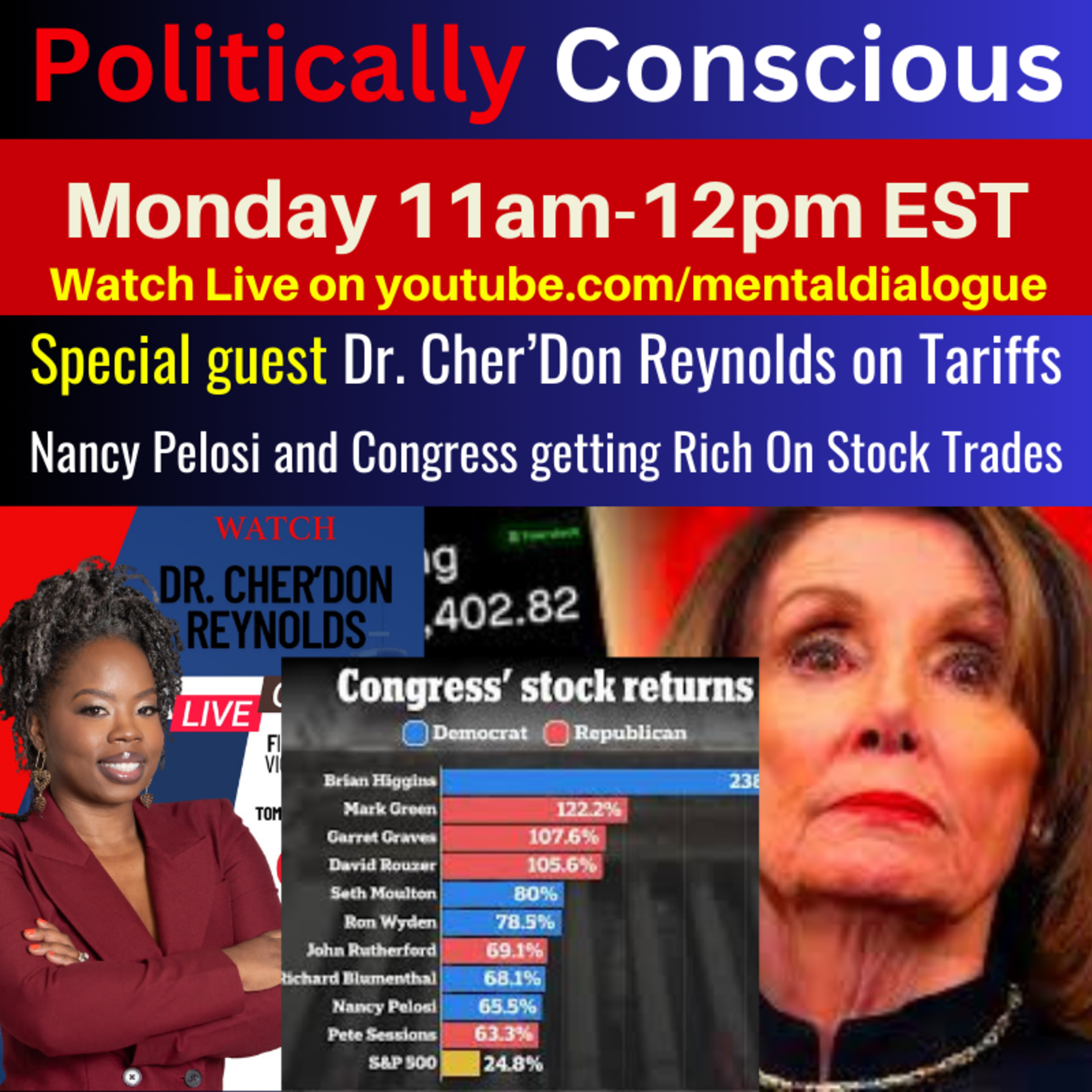 Small Businesses and Tariffs & Congress Inside Trading: Politically Conscious Ep. 23 episode artwork