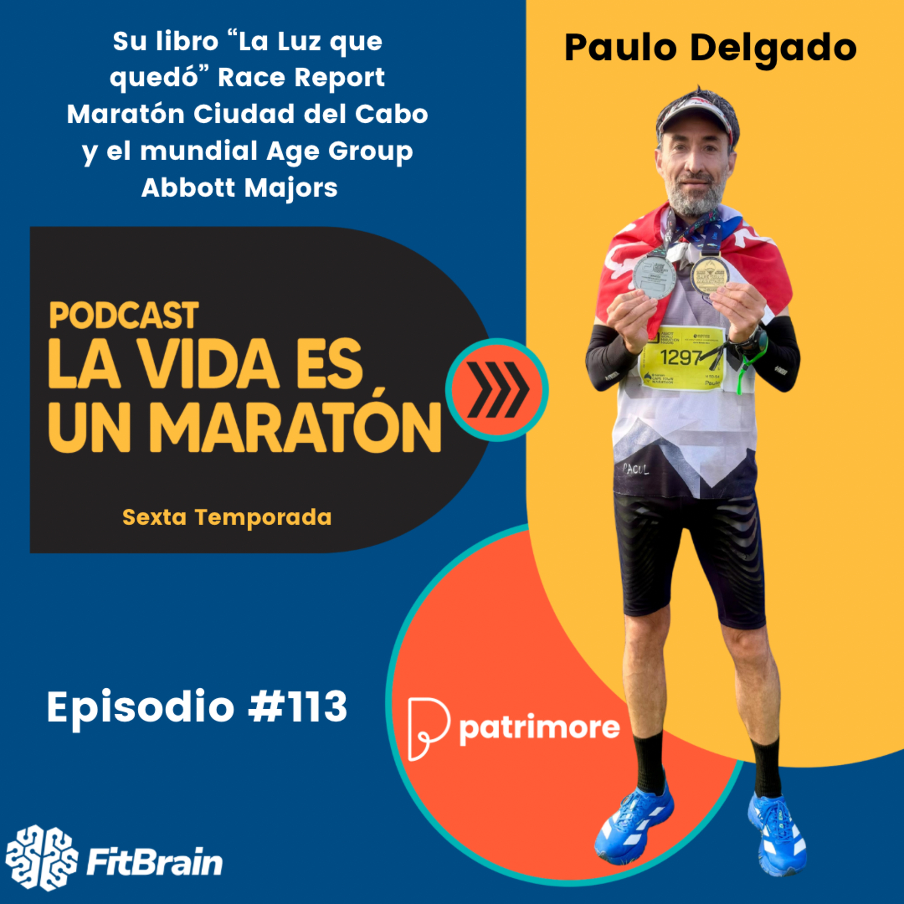 113| Su Libro "La Luz que quedó", Race Report Maratón ciudad del Cabo y el Mundial Age Group Abbott Majors episode artwork