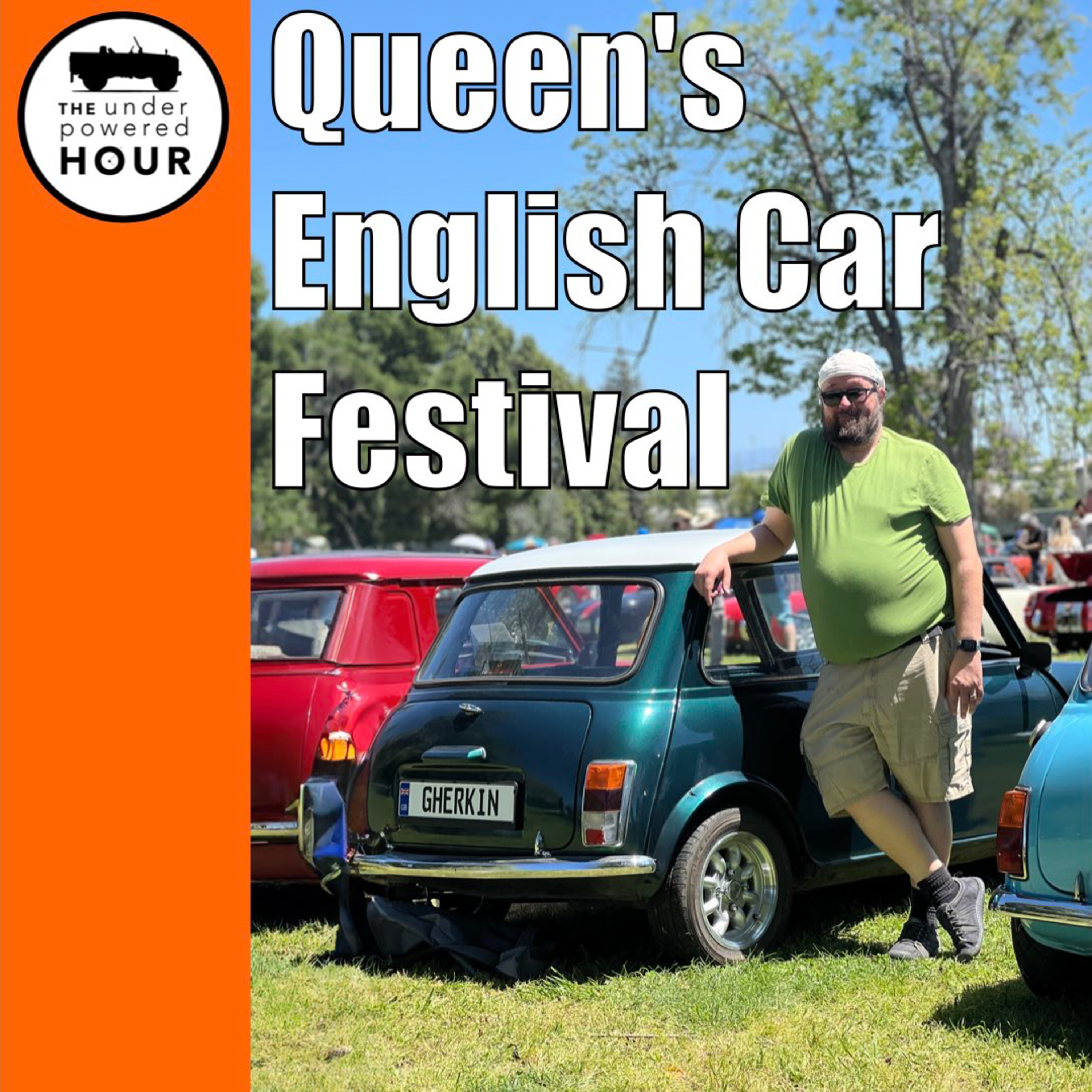 Queen's English Car Festival and Chris get’s another Mini episode artwork