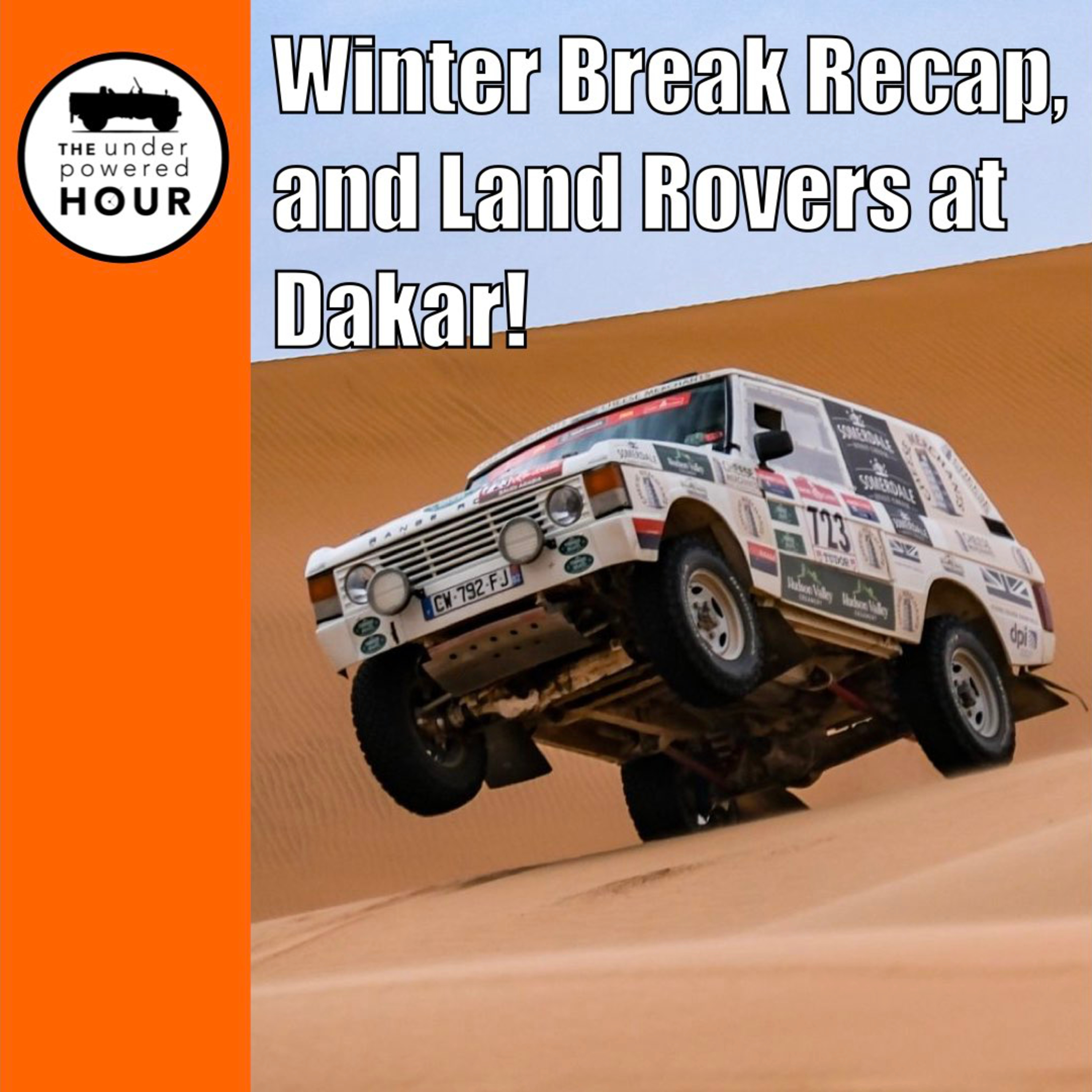 Winter Break Recap, Electric Range Rovers, and Land Rovers at Dakar! episode artwork
