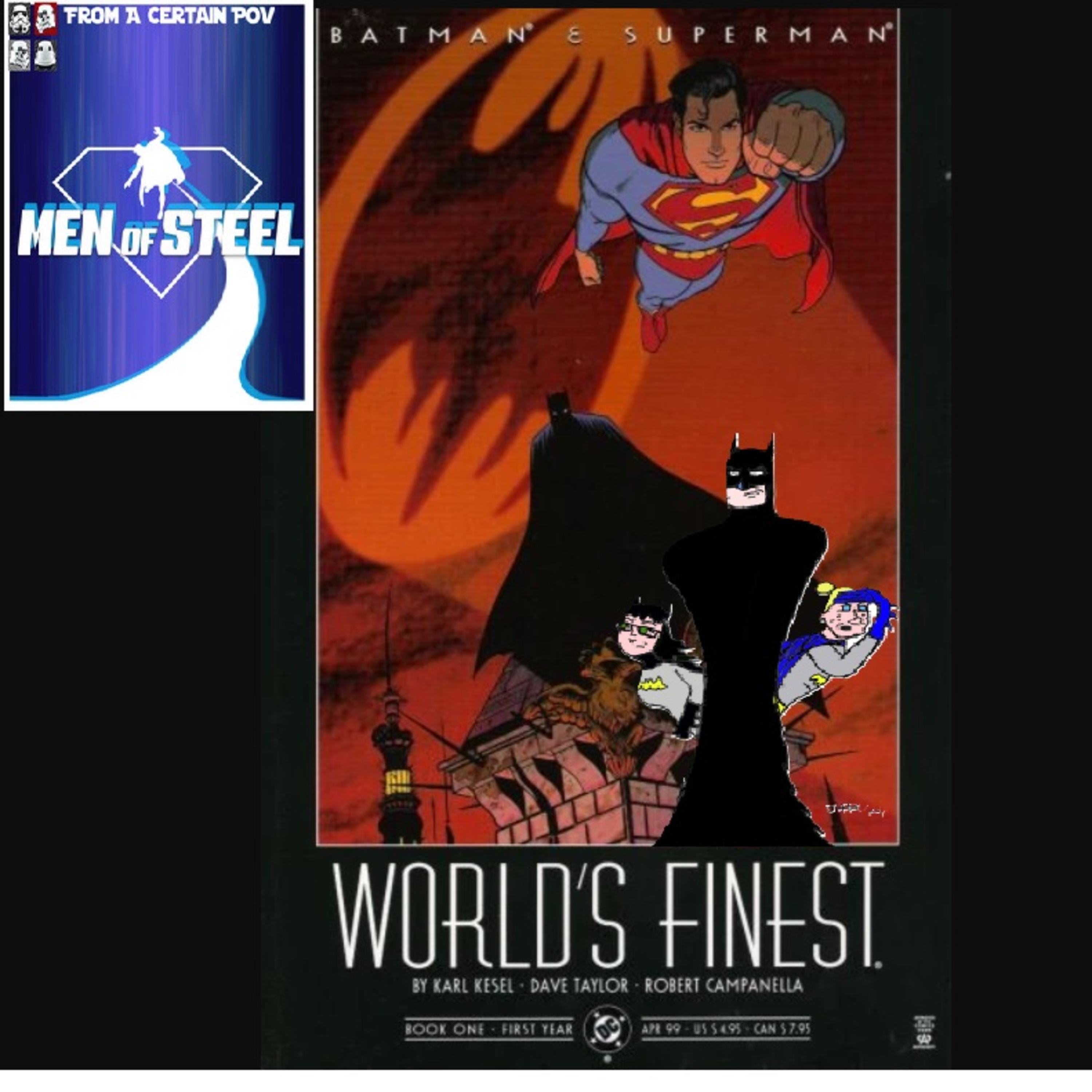 NIGHT OF THE BATMEN EP 52: WORLD'S FINEST (1999) REVIEW PT 2 (feat. The Men of Steel Podcast) episode artwork