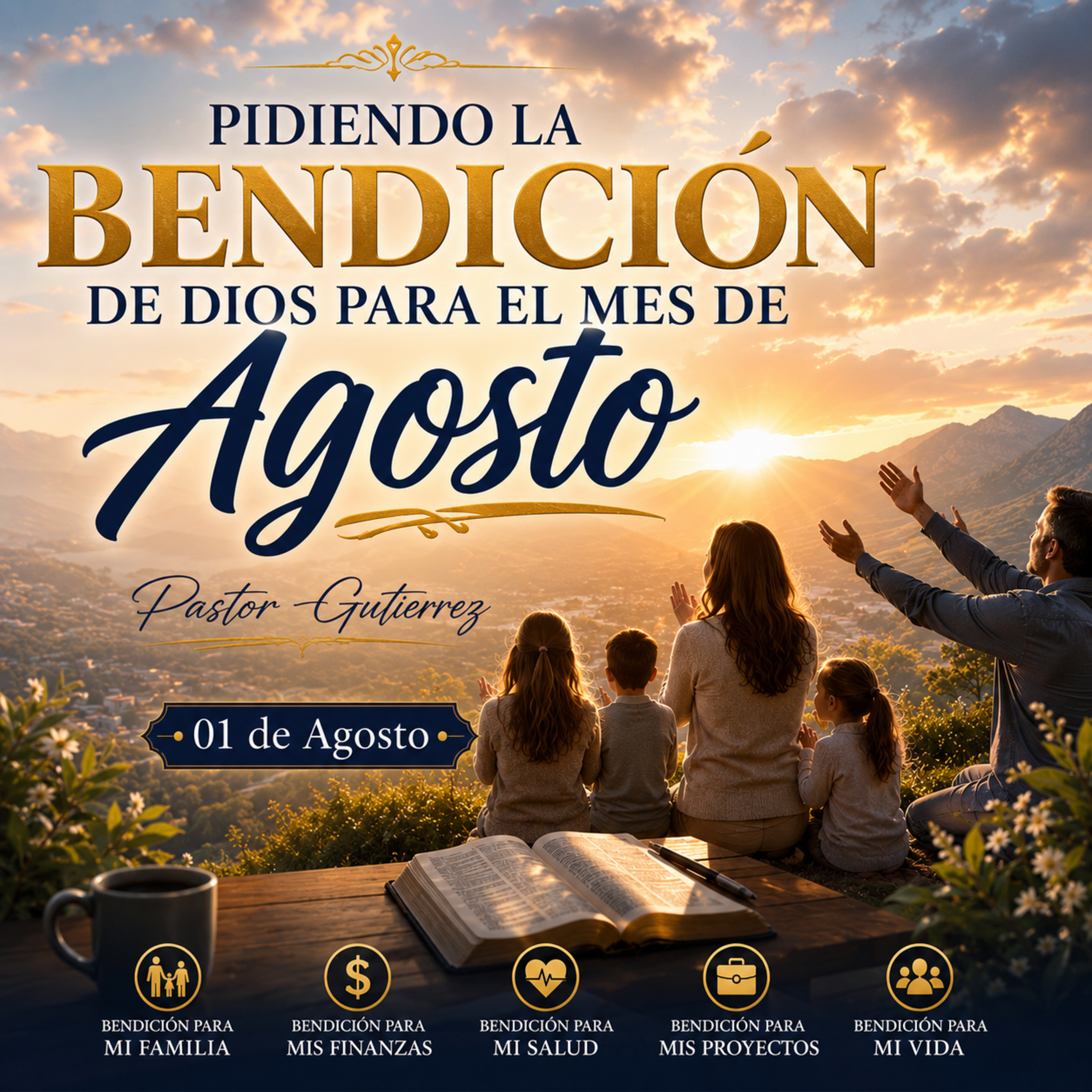 PIDIENDO LA BENDICIÓN DE DIOS PARA EL MES DE AGOSTO episode artwork
