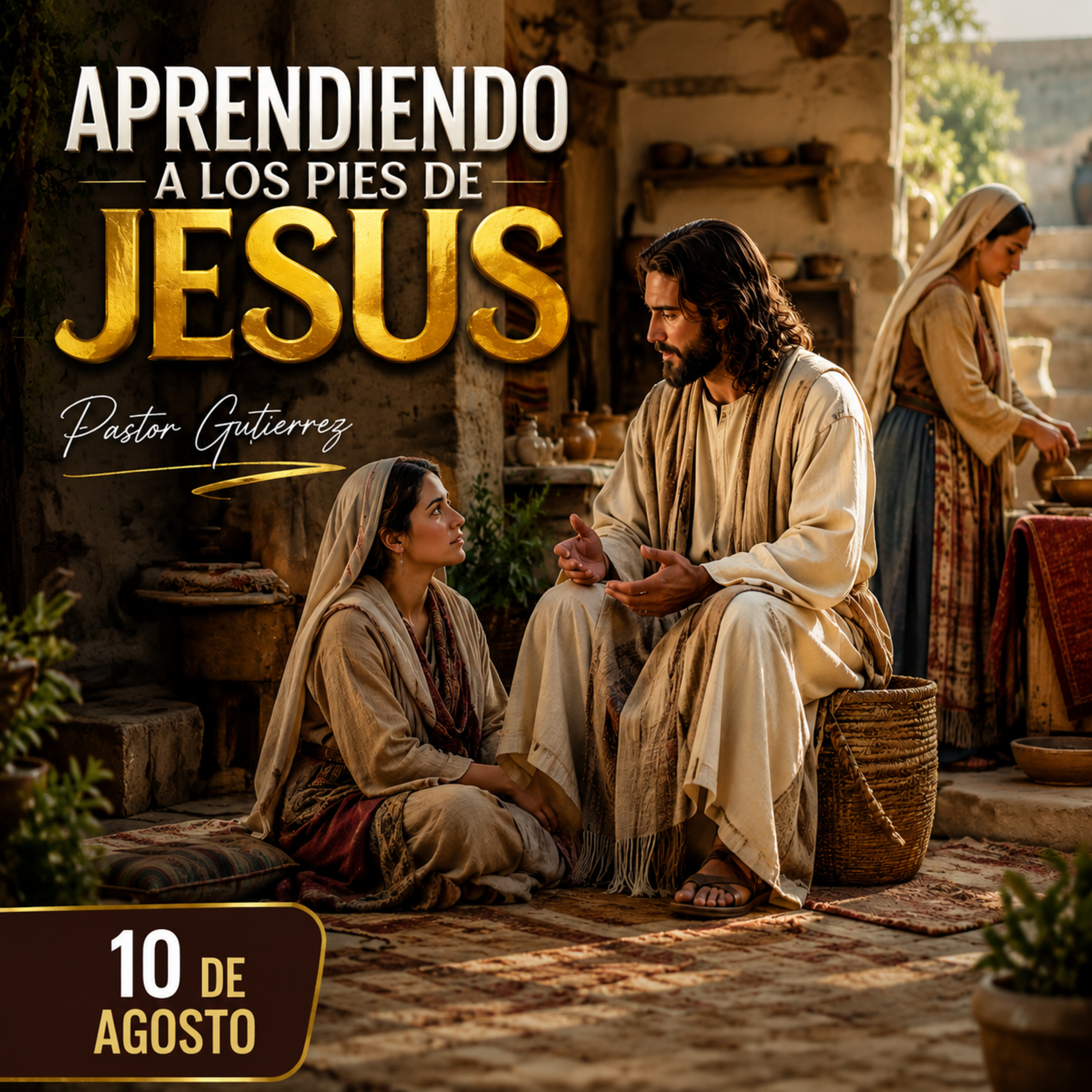 APRENDIENDO A LOS PIES DE JESÚS | Lucas 10:38-42 episode artwork