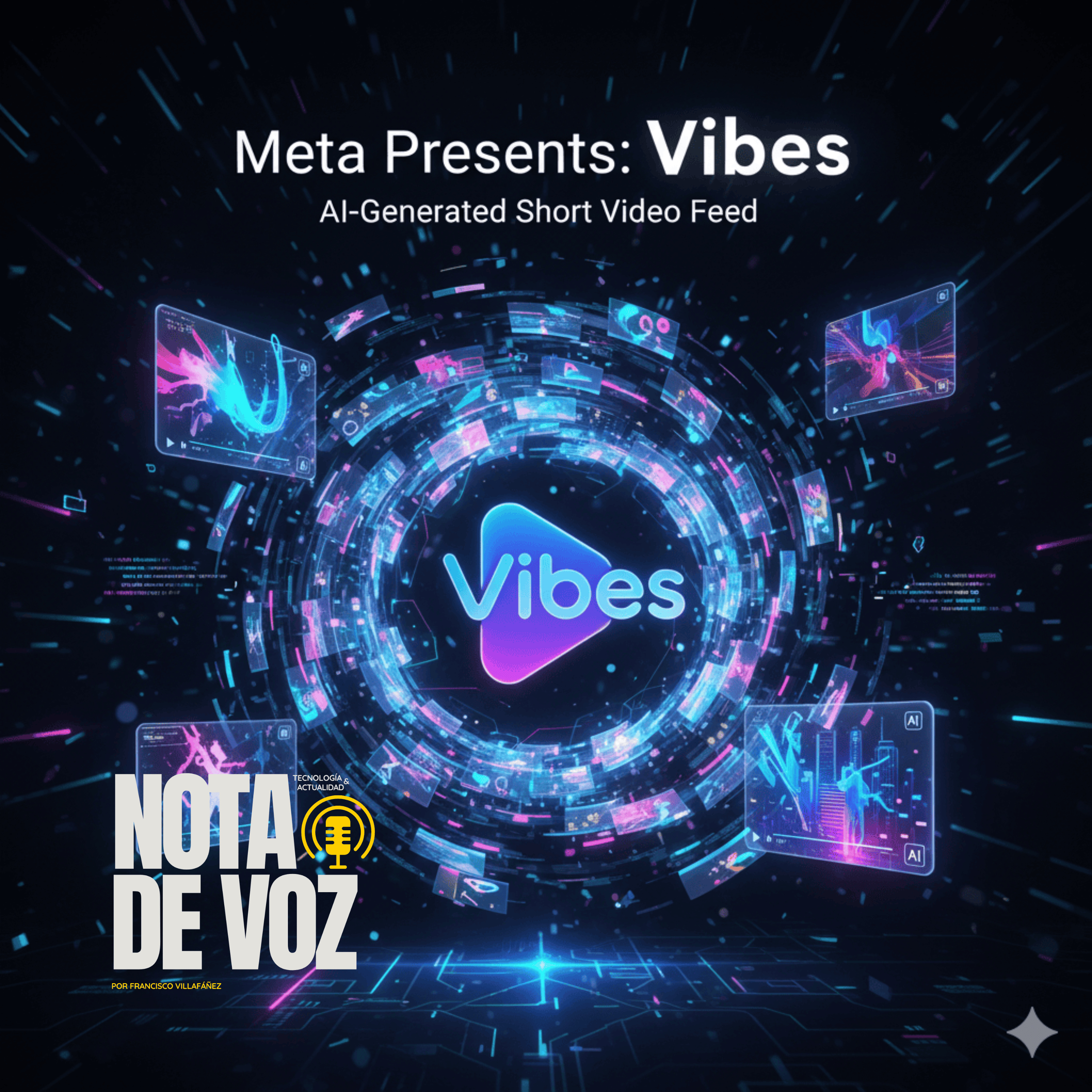 Meta presenta Vibes, un feed de videos cortos generados por IA episode artwork