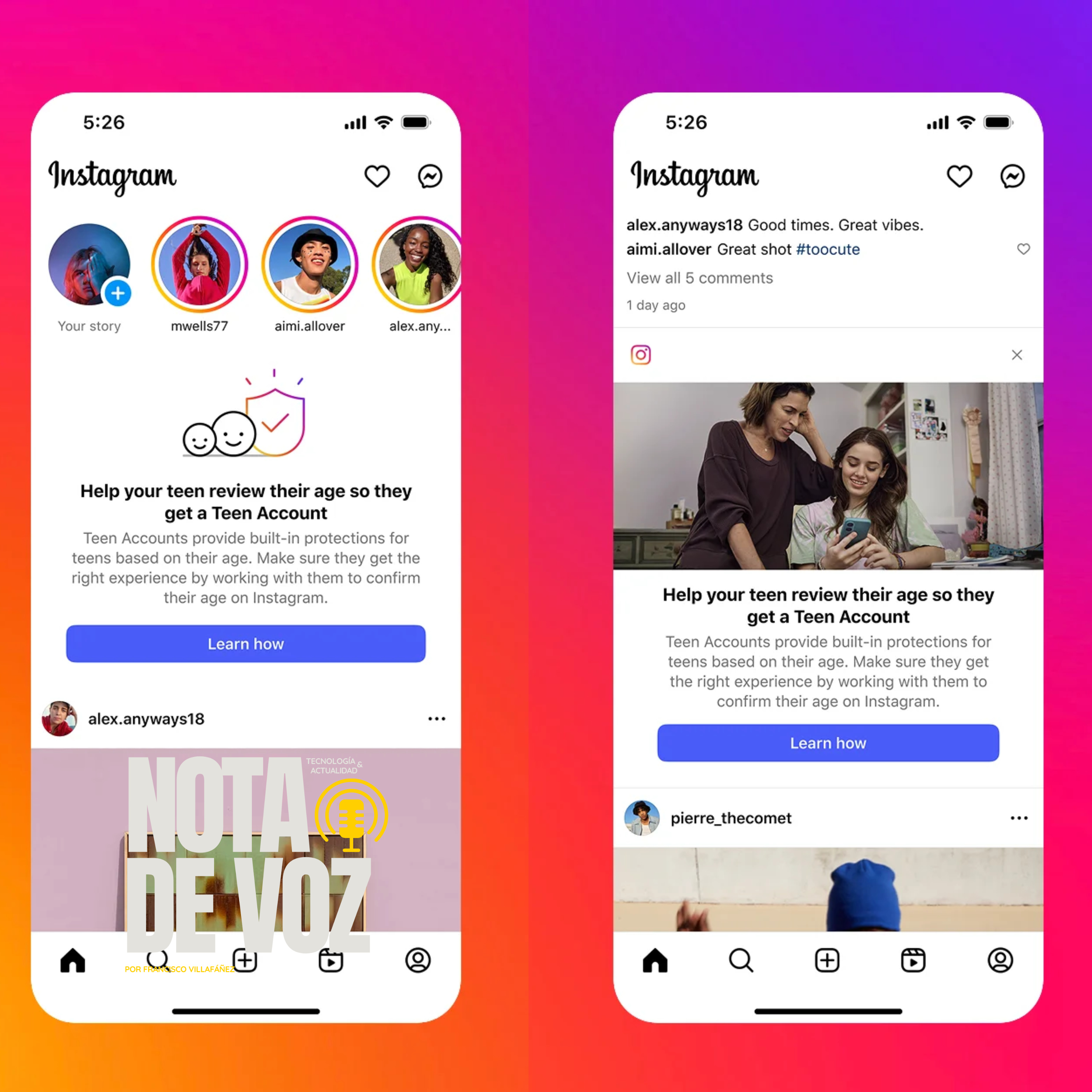 Instagram ahora alerta a los padres si un adolescente busca contenido de suicidio o autolesión episode artwork