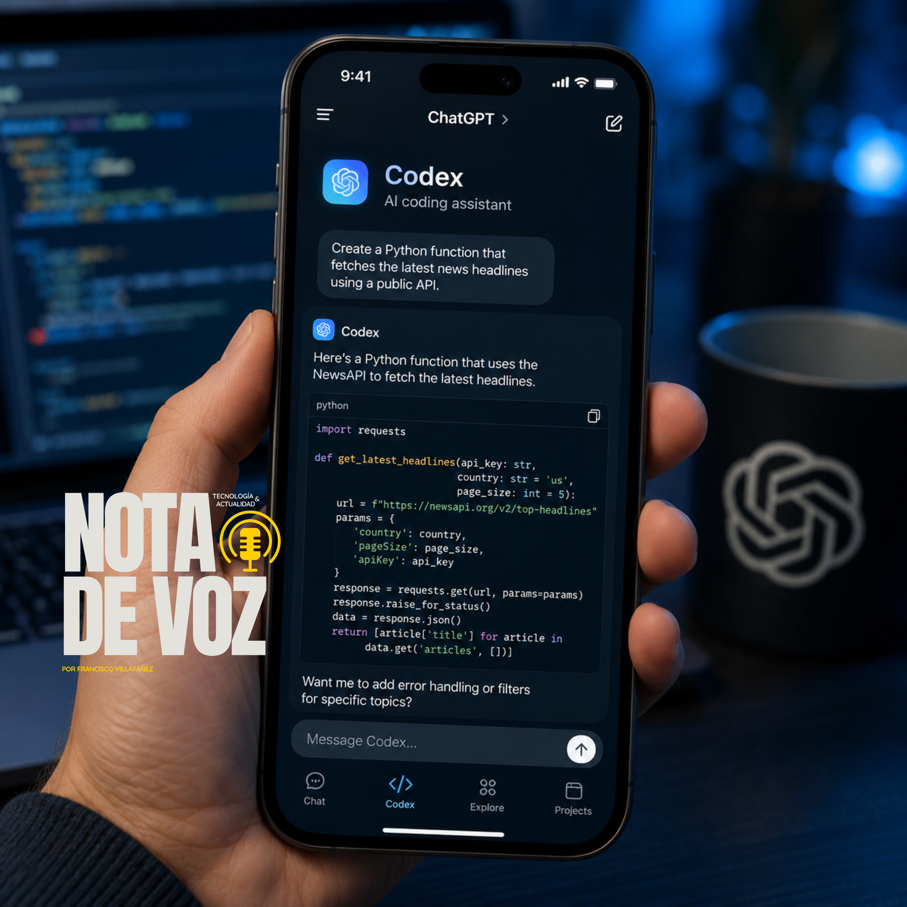 OpenAI lleva Codex al celular episode artwork