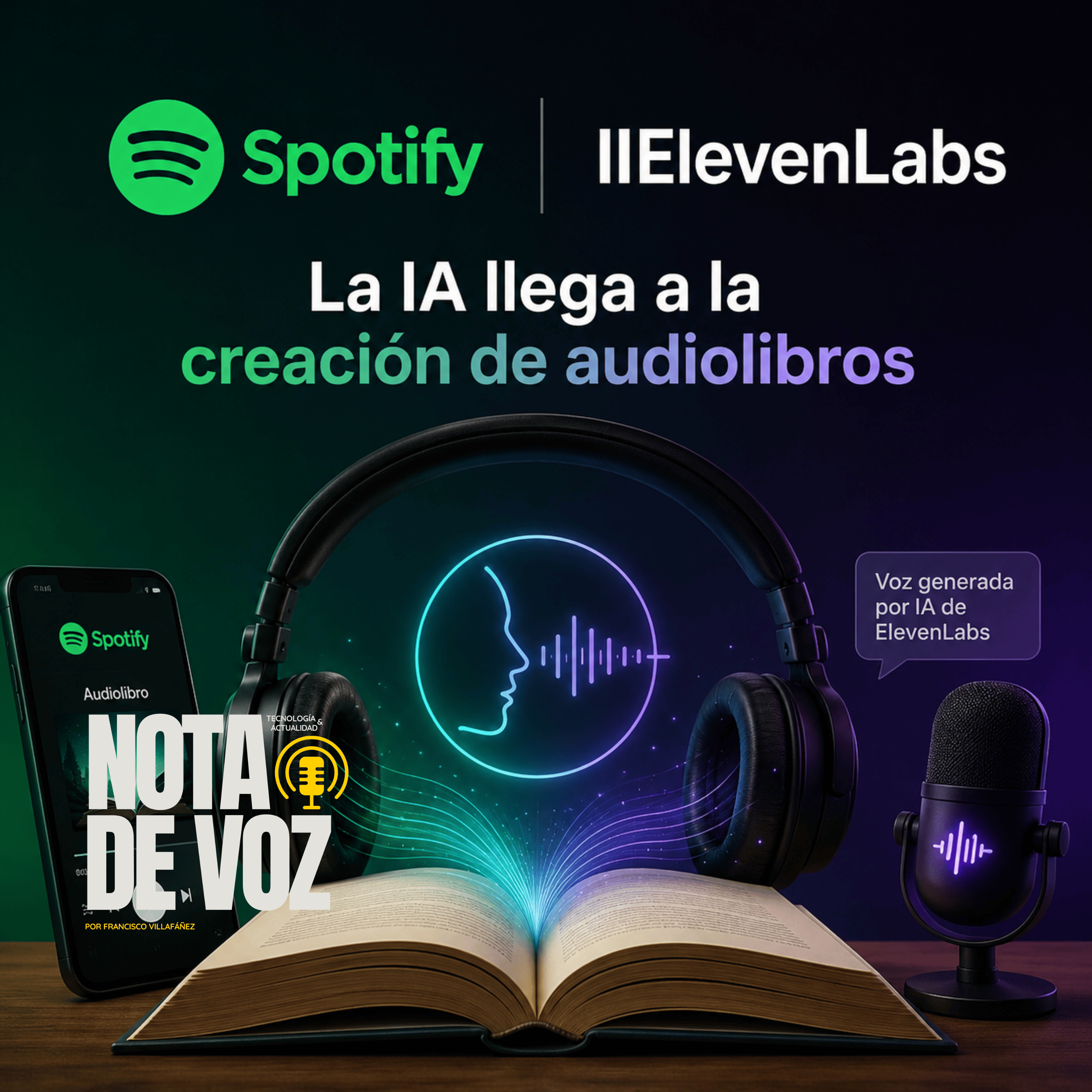 Spotify y ElevenLabs: la IA llega a la creación de audiolibros episode artwork