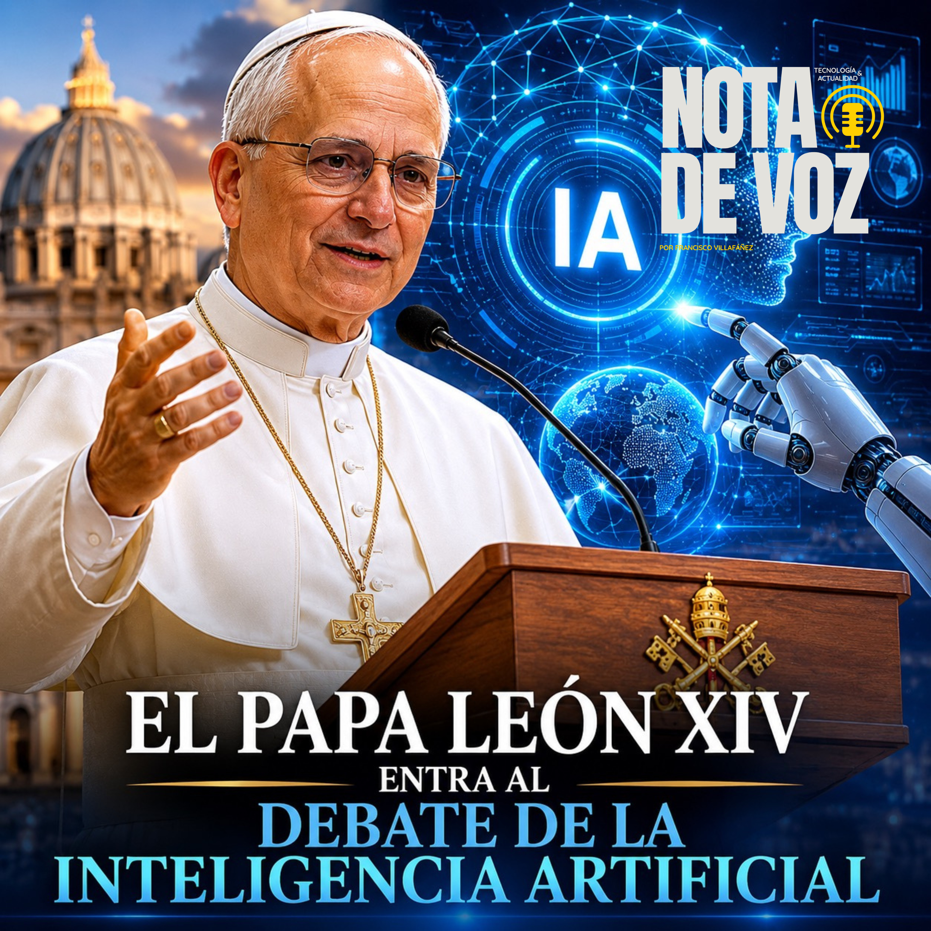 El Papa entra al debate de la inteligencia artificial episode artwork