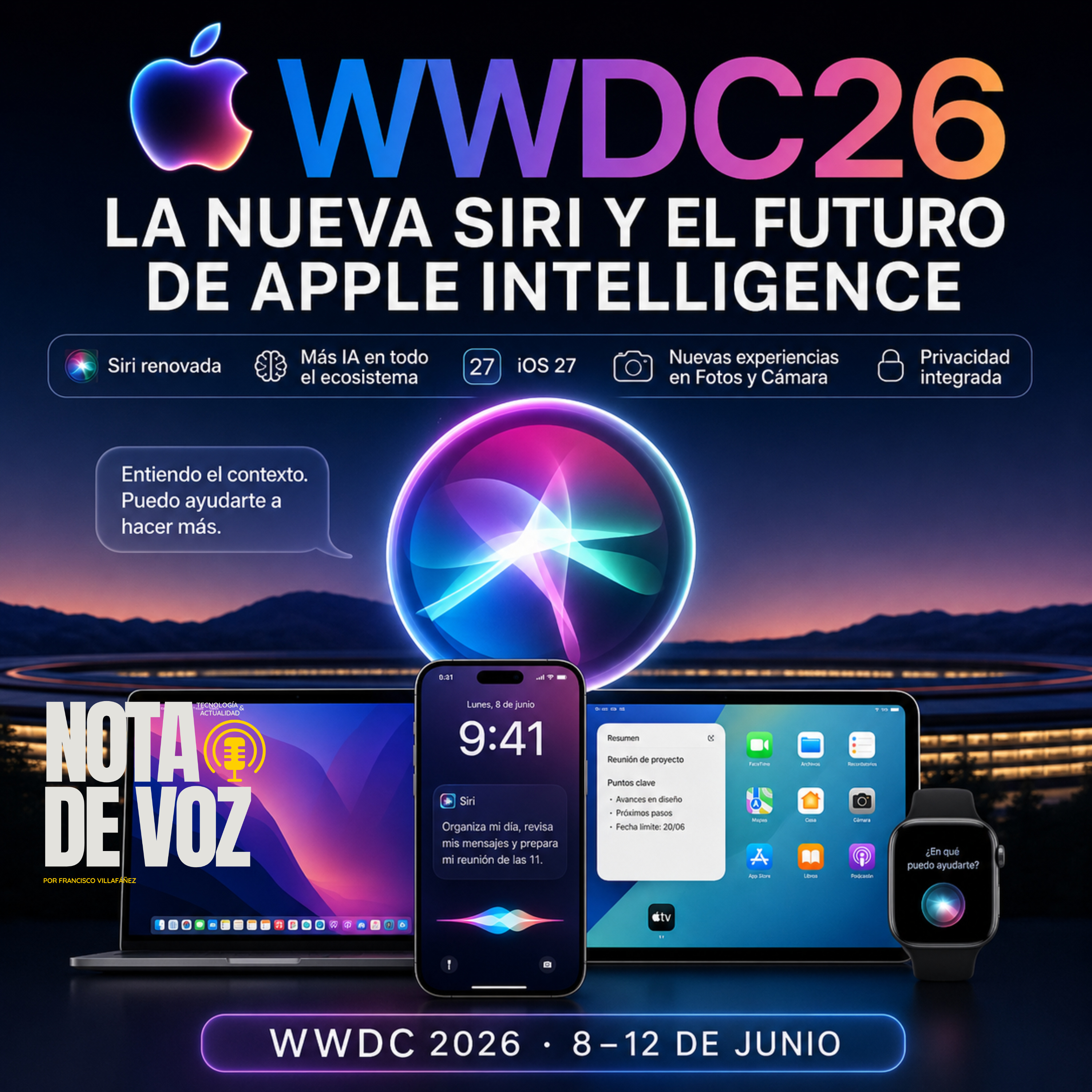 WWDC 2026: Todo lo que Apple podría anunciar hoy sobre Siri y la inteligencia artificial episode artwork