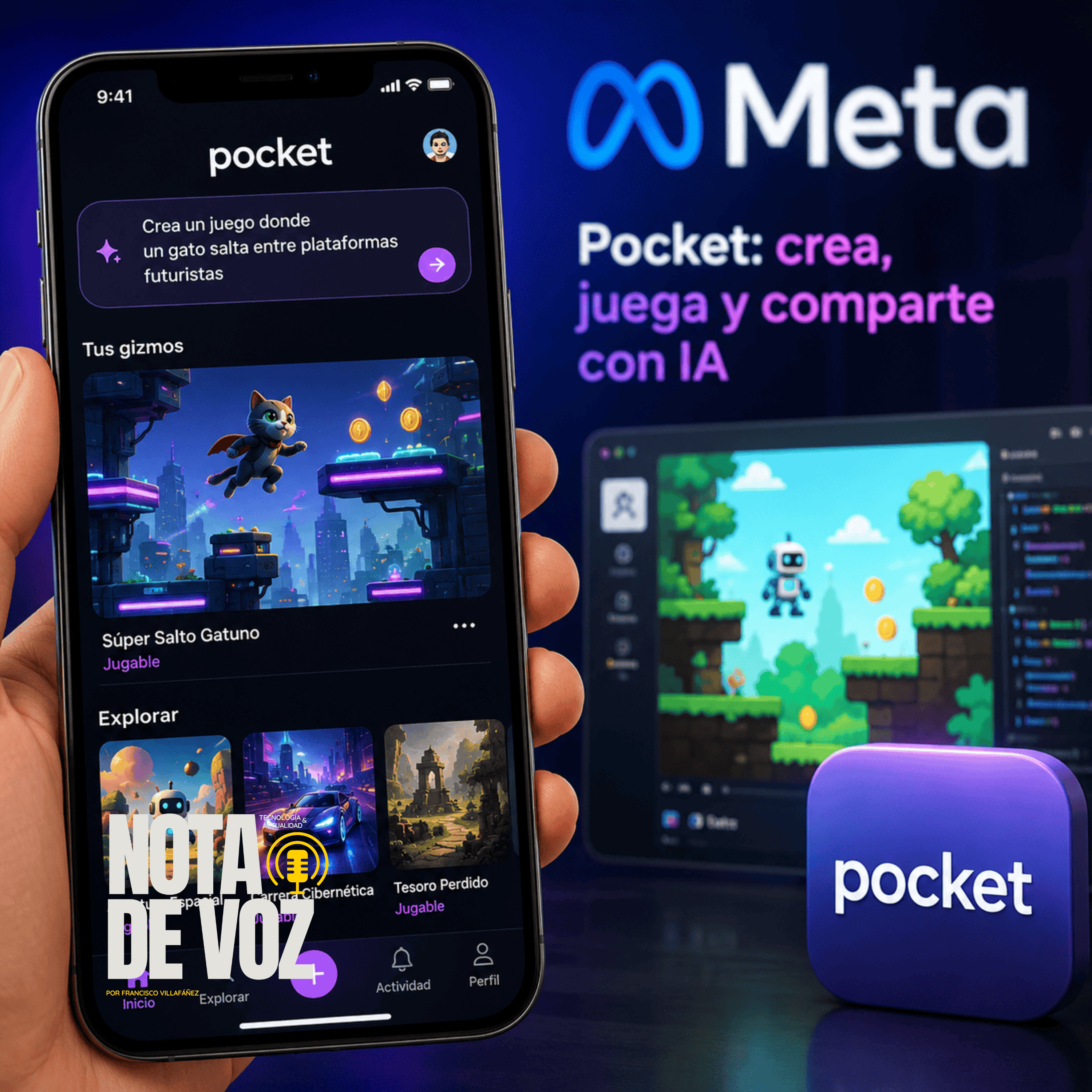 Meta lanza Pocket: la nueva app para crear videojuegos con inteligencia artificial episode artwork