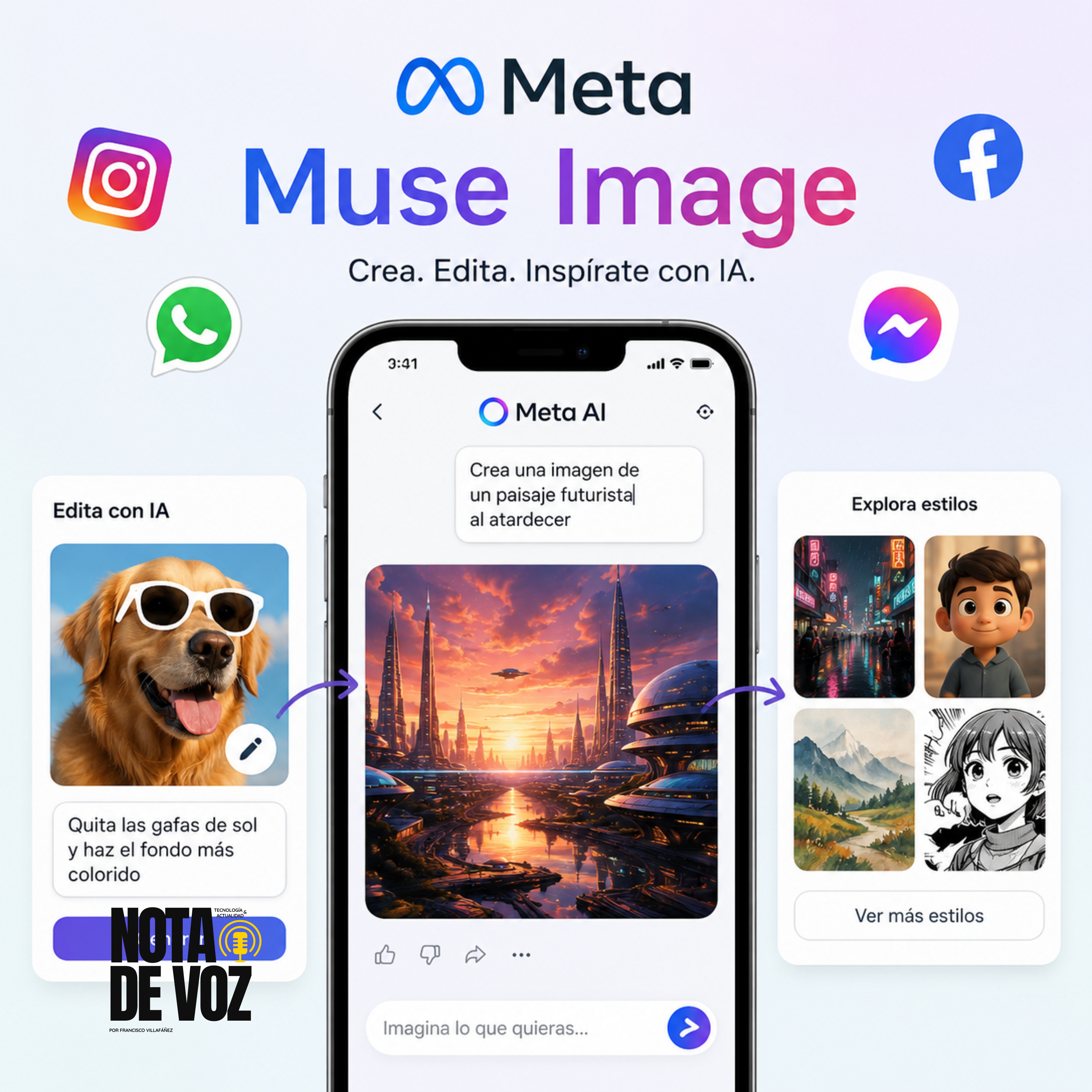 Meta lanza Muse: su nuevo generador de imágenes con IA llega a Instagram y WhatsApp episode artwork